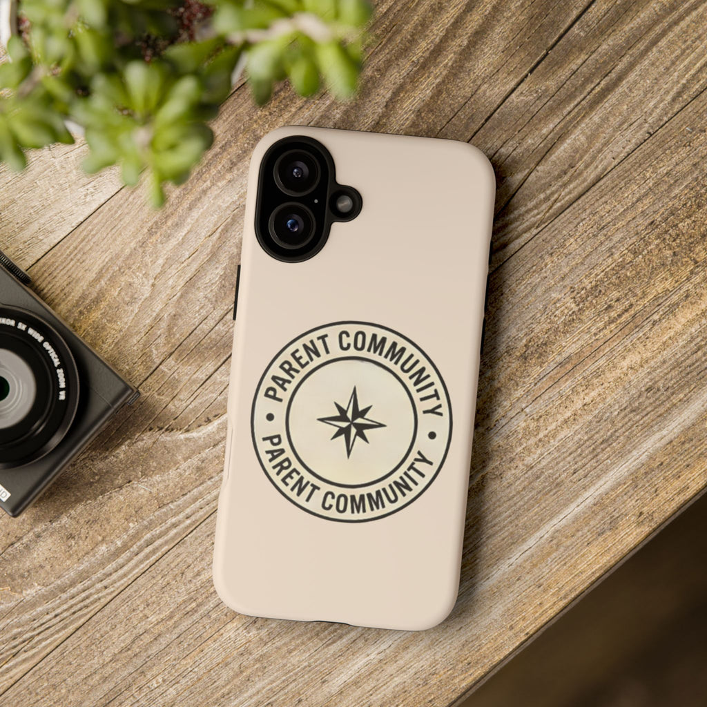Parent Community Tough Phone Case — Durable Compass Logo Protective Cover