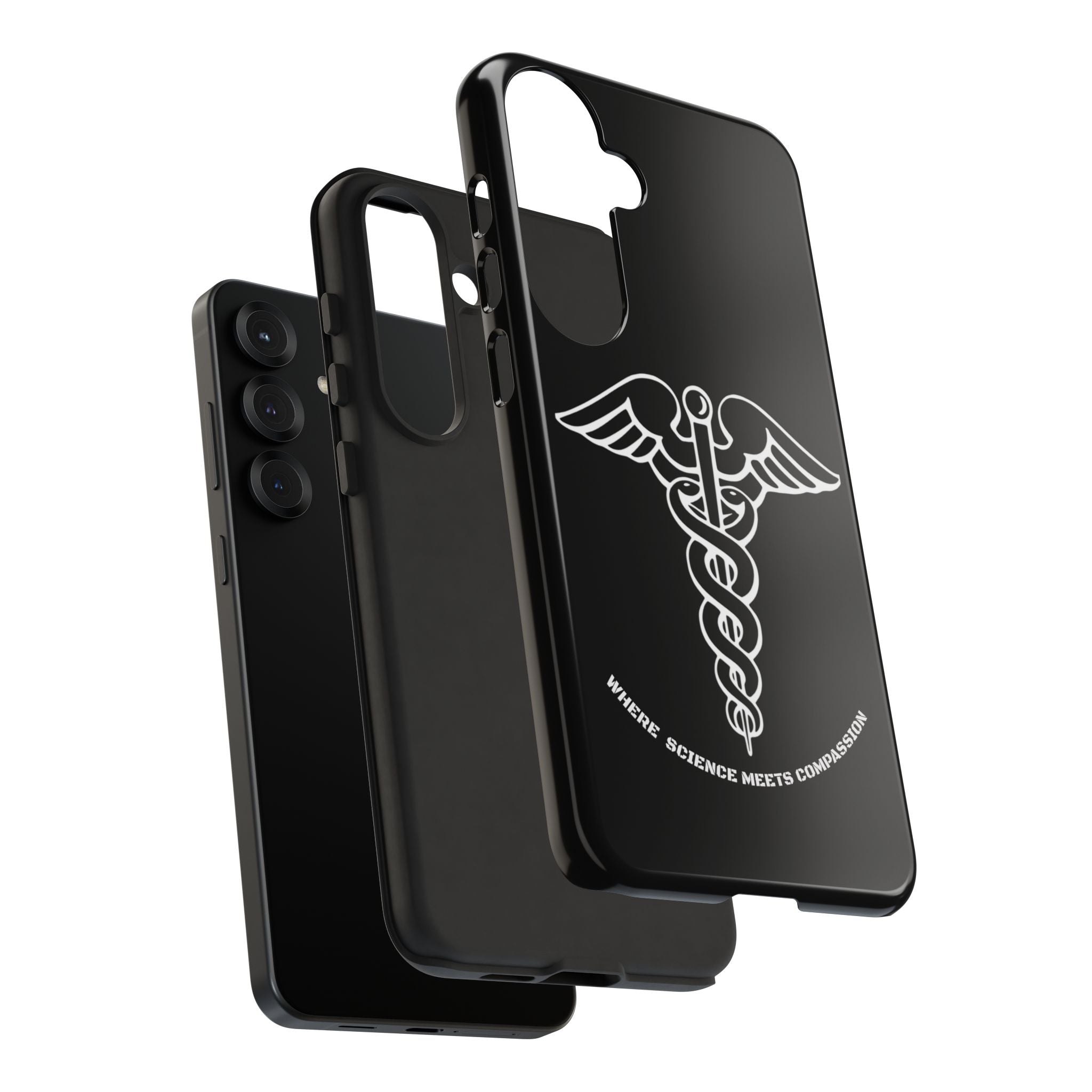 Medical Caduceus Phone Case — "Where Science Meets Compassion" Protective iPhone Cover