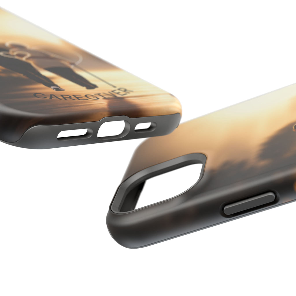 Caregiver Phone Case — Impact-Resistant Protective Case with Heart Design
