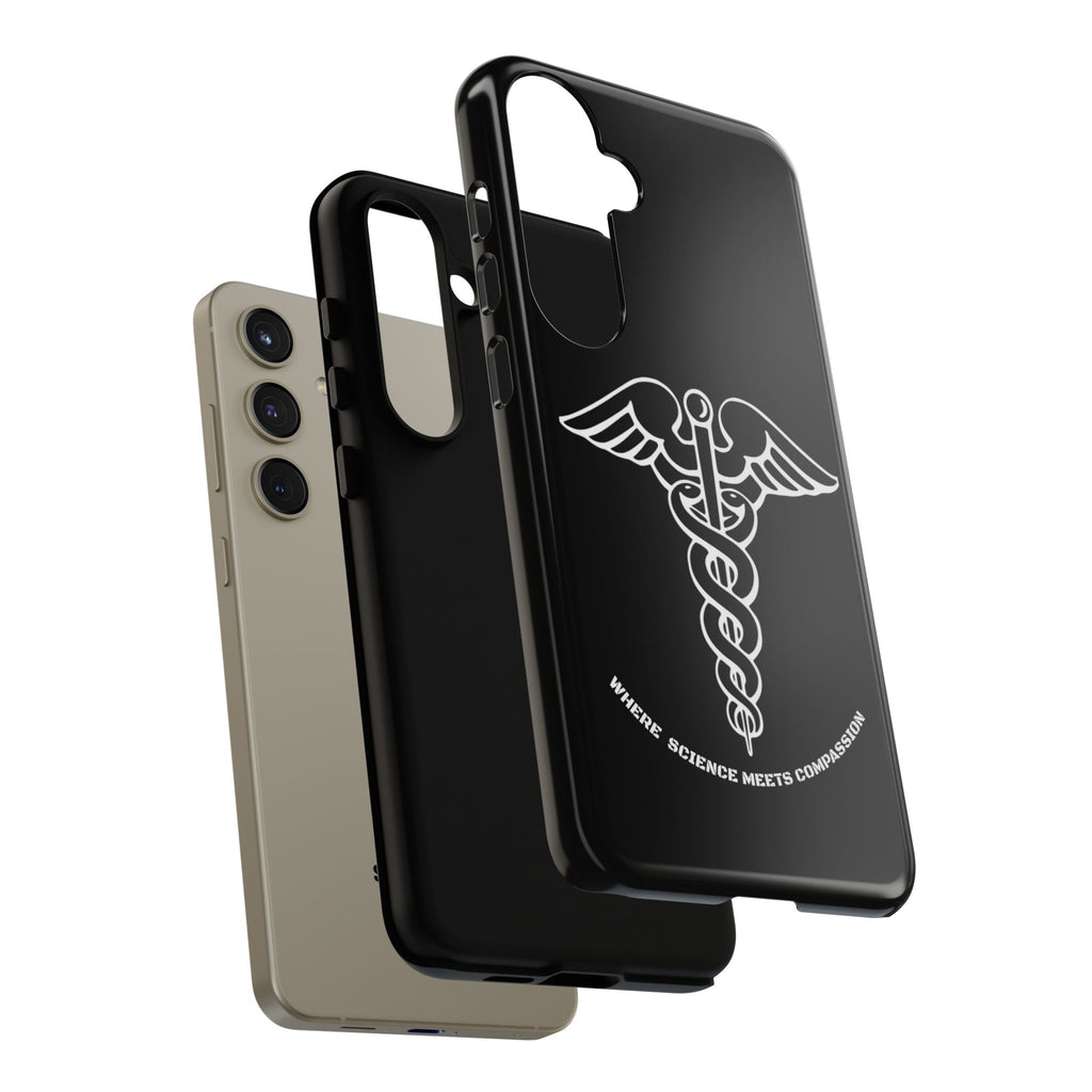 Medical Caduceus Phone Case — "Where Science Meets Compassion" Protective iPhone Cover