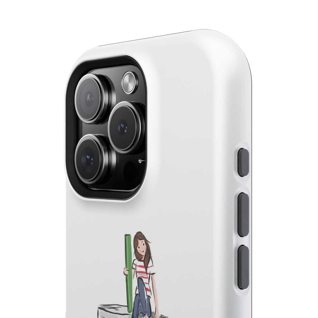 Iced Coffee & Me Phone Case — Cute Illustration 'Emotional Support Iced Coffee' Impact-Resistant Case