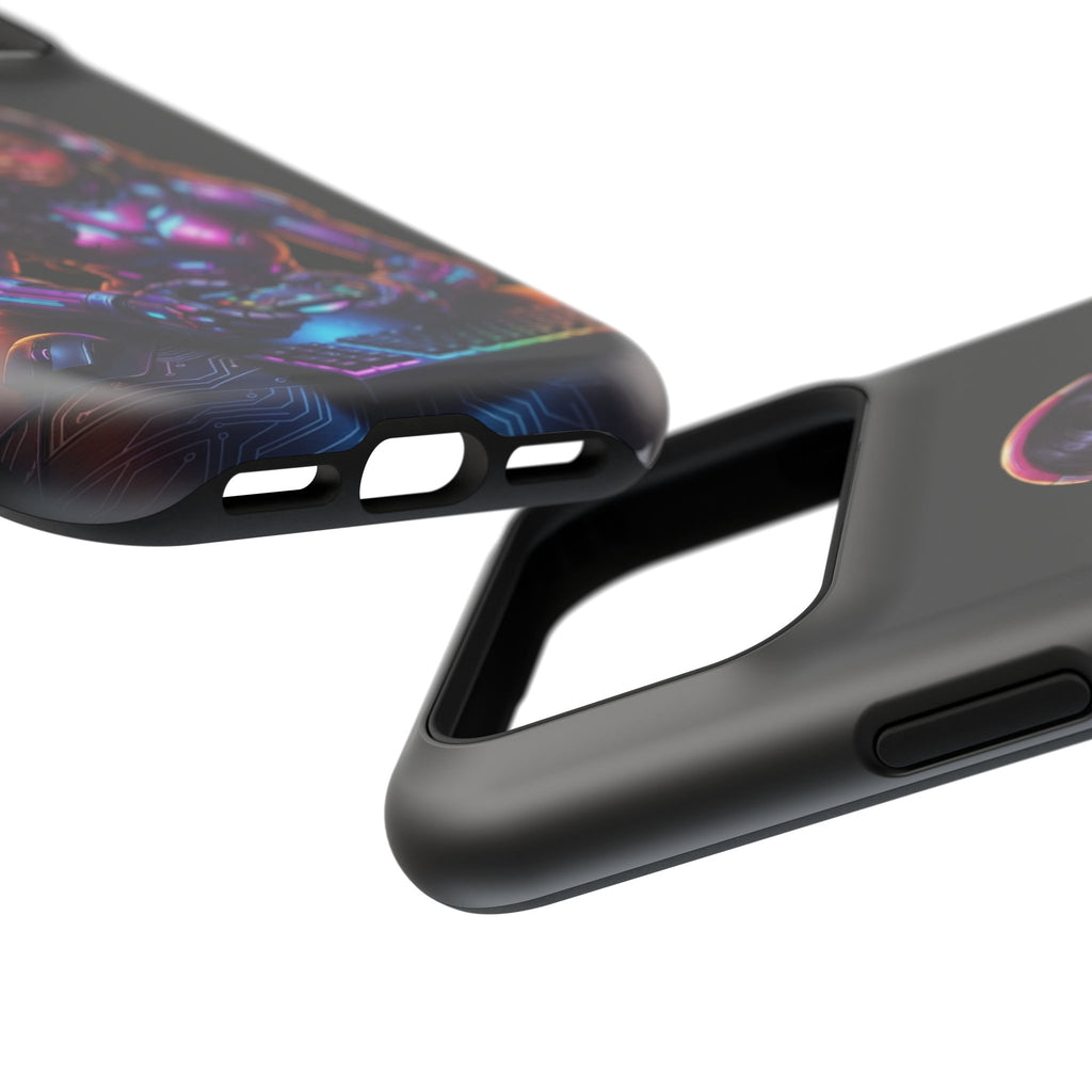 Gamer Girl Cyber Armor Phone Case — Impact‑Resistant Protective Cover