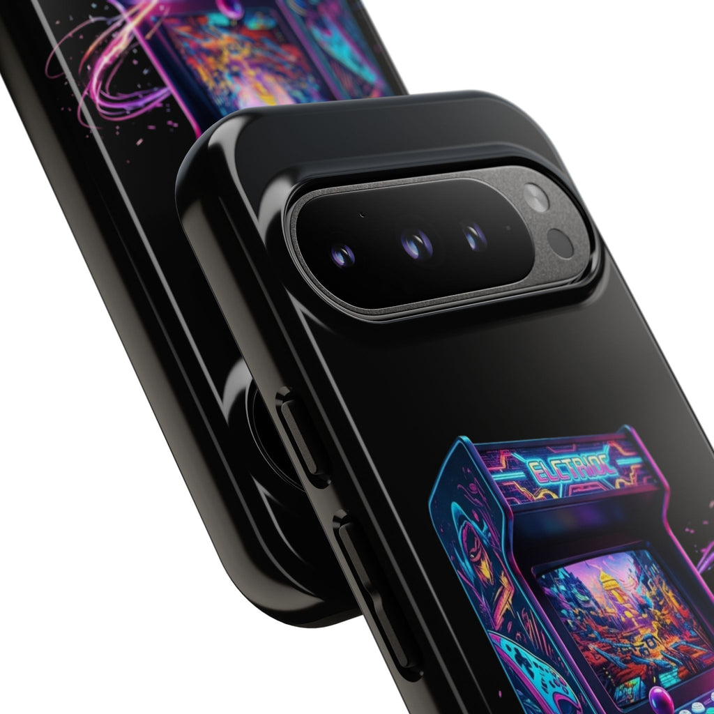 Retro Arcade Phone Case — Neon Gaming Controller Design