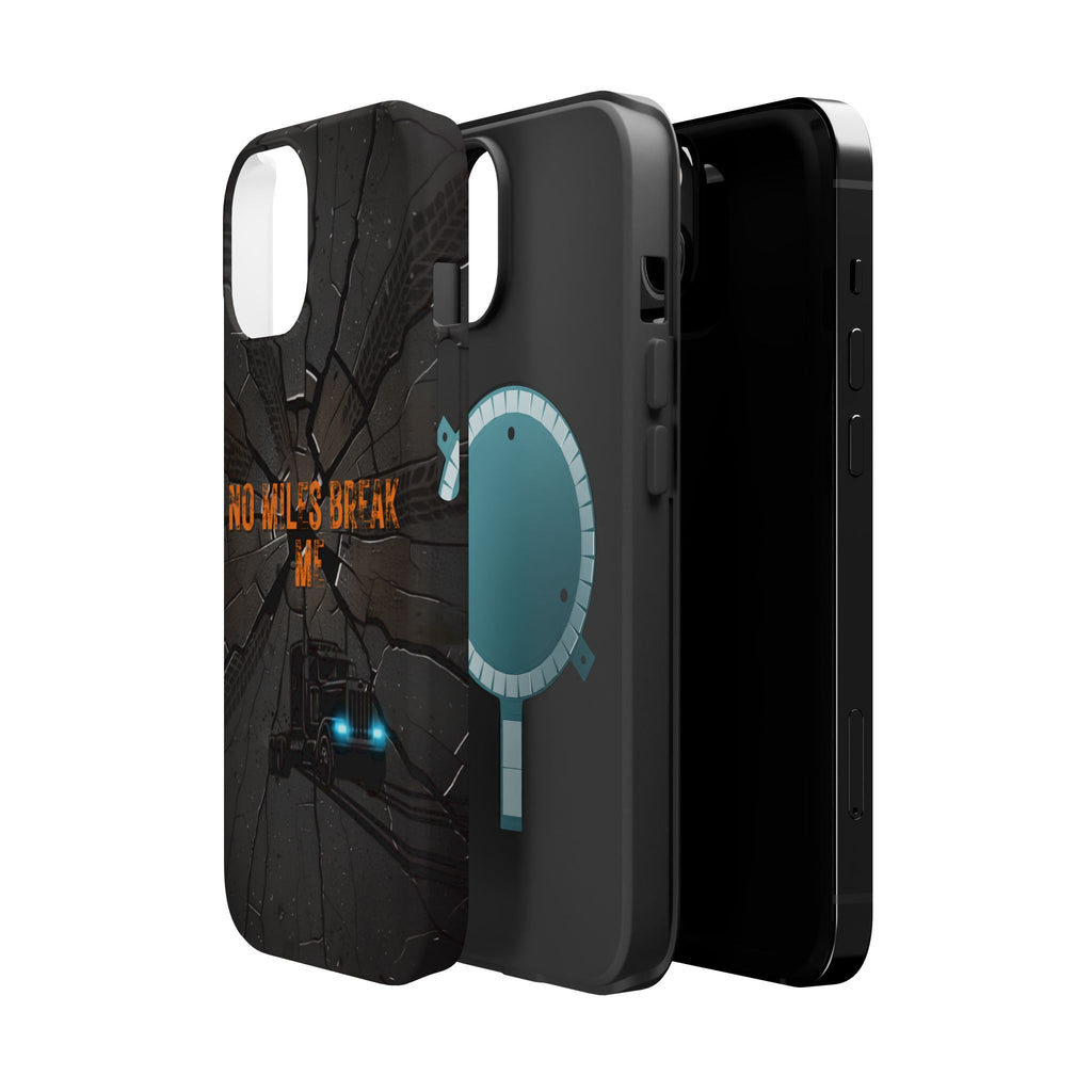 Phone Case — Fiery Semi Truck Magnetic Impact-Resistant Case