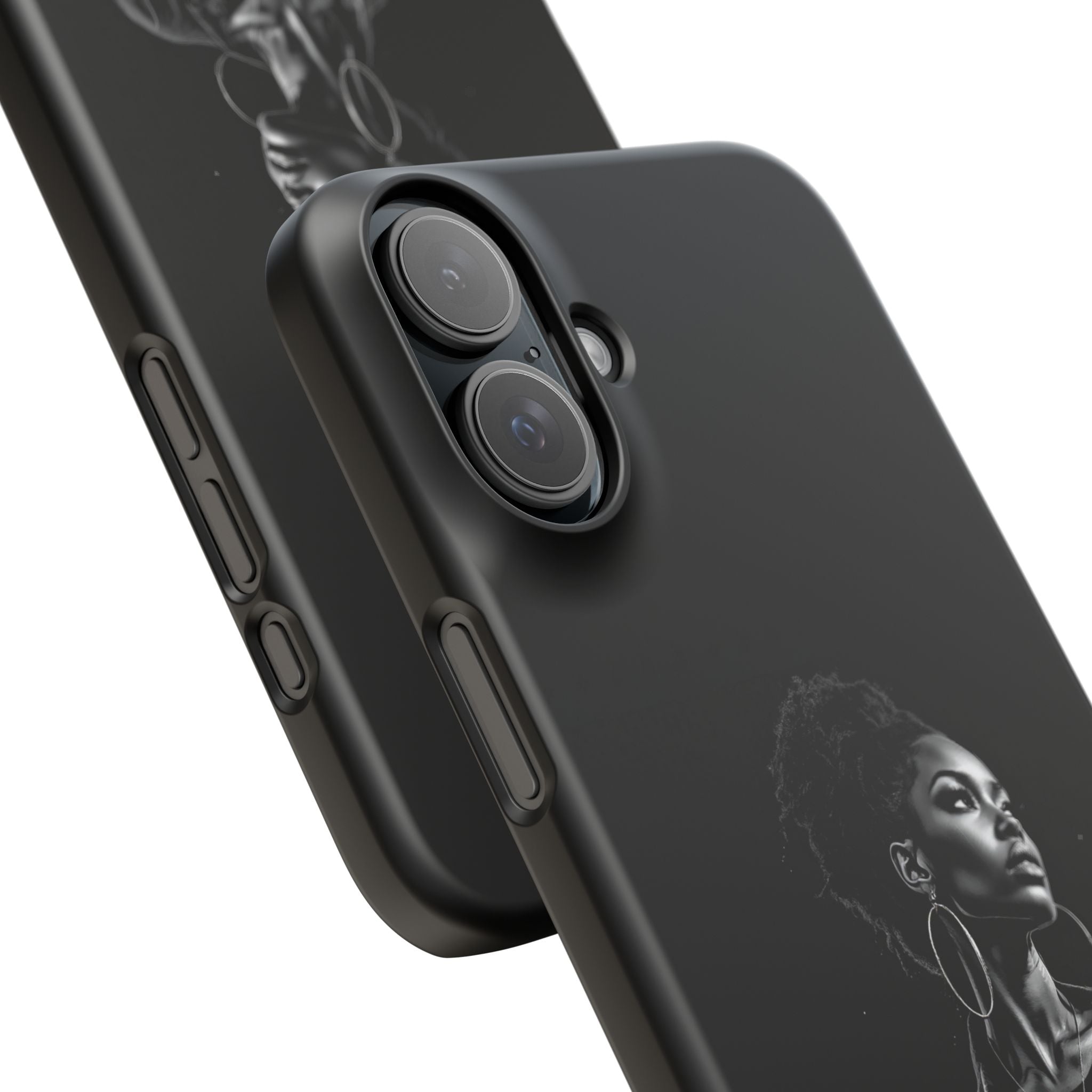 Phone Case — "Long Haul Loyalty" Black Portrait Snap Case