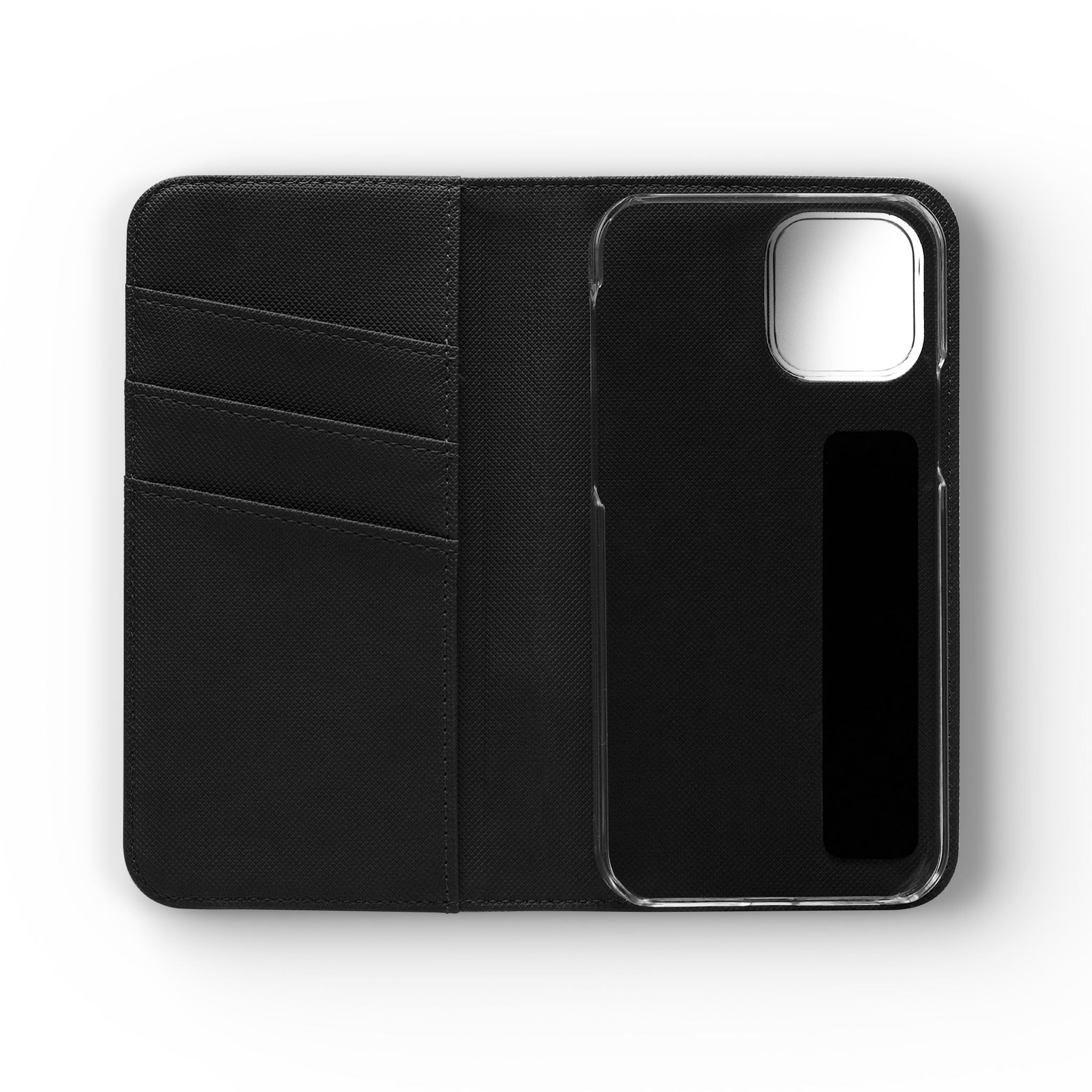 Coffee Quote Flip Phone Case — "Before we begin our conversation, let me grab my coffee."