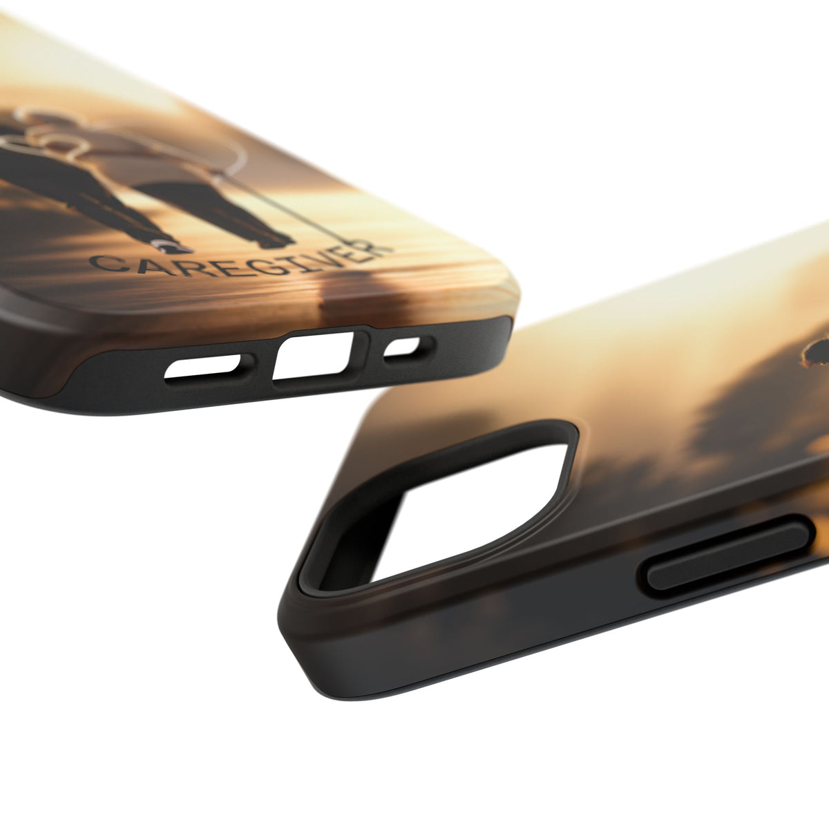 Caregiver Phone Case — Impact-Resistant Protective Case with Heart Design