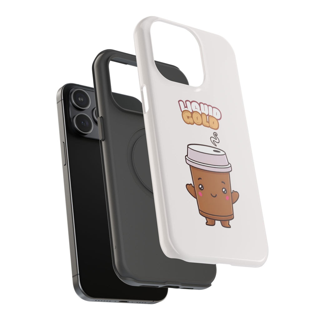 Coffee Cup Phone Case – “Liquid Gold” Cute Kawaii Espresso Impact-Resistant Case