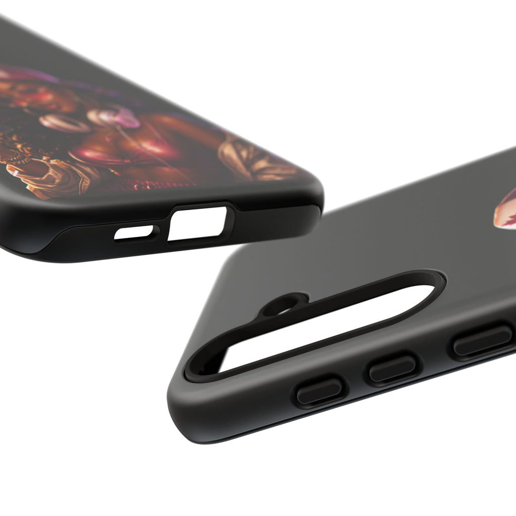 Phone Case — Stylish Urban Woman Design with Maple Cap