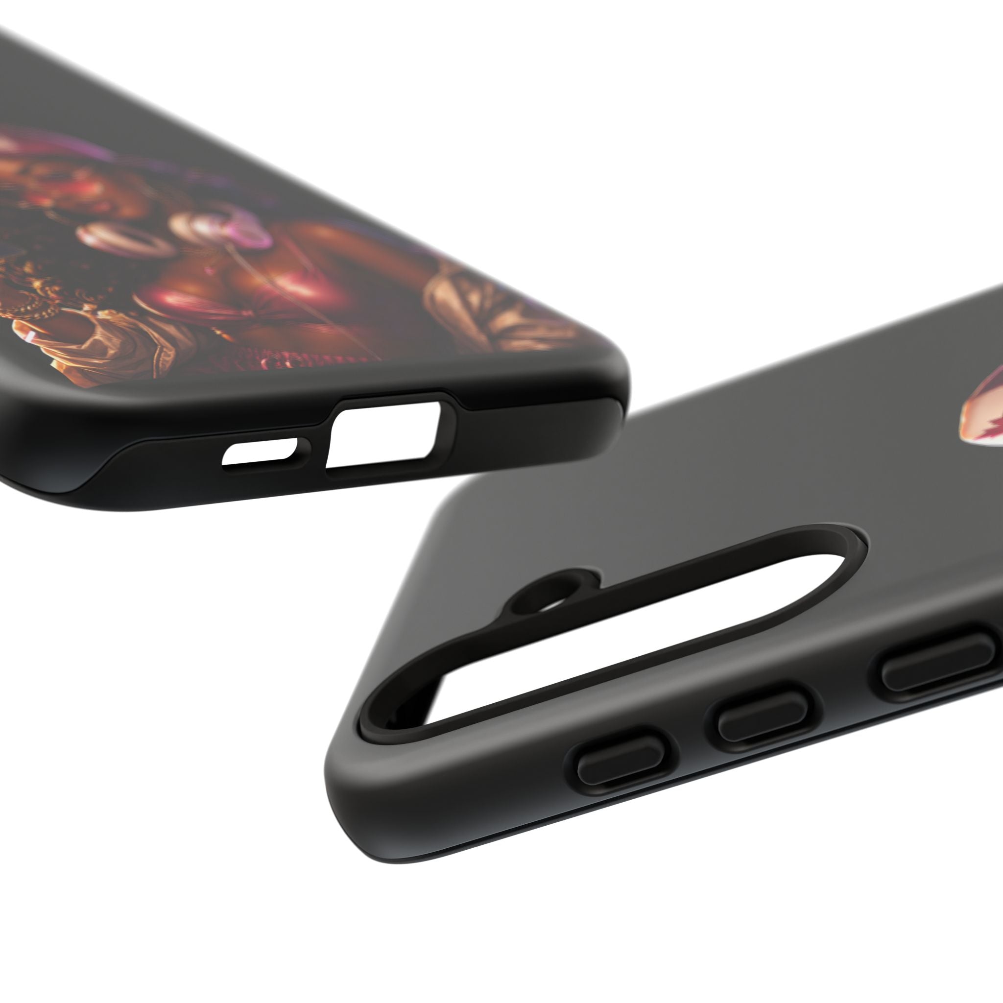 Phone Case — Stylish Urban Woman Design with Maple Cap