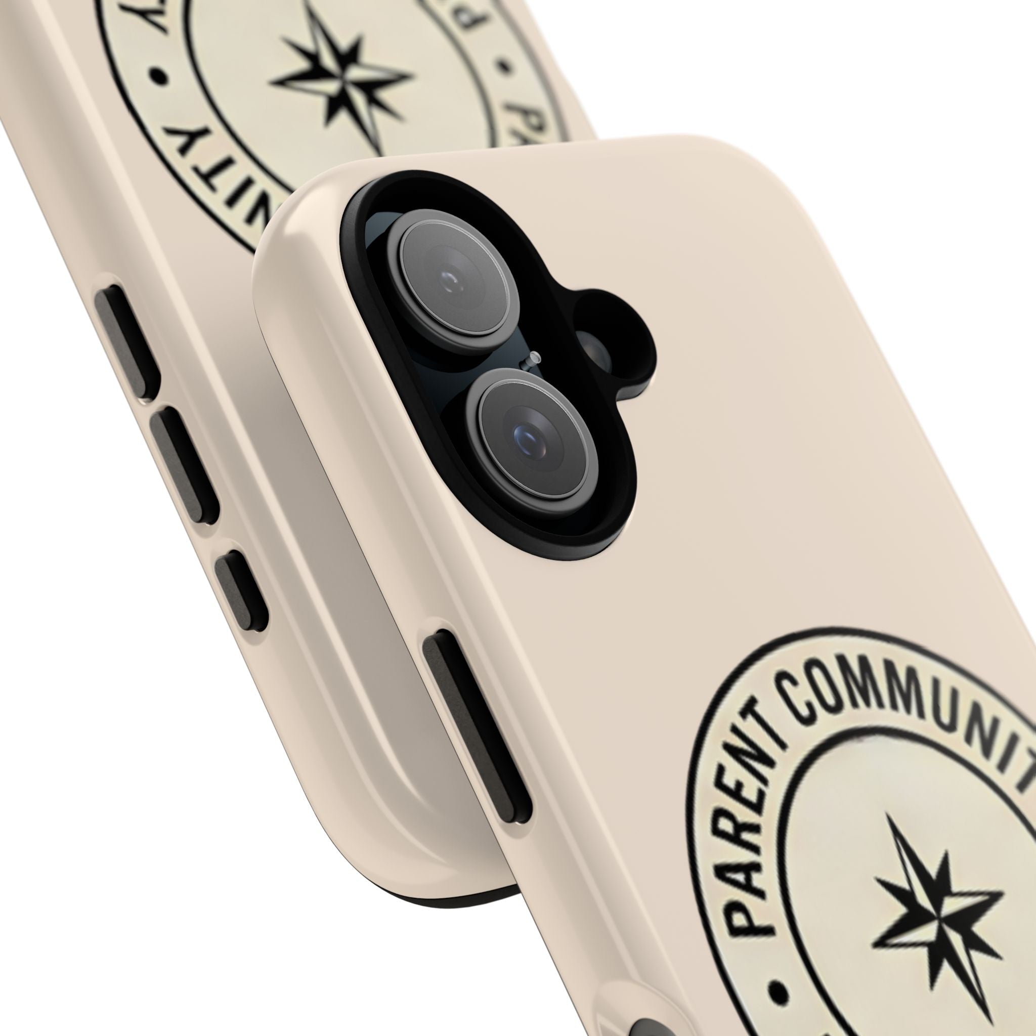 Parent Community Tough Phone Case — Durable Compass Logo Protective Cover