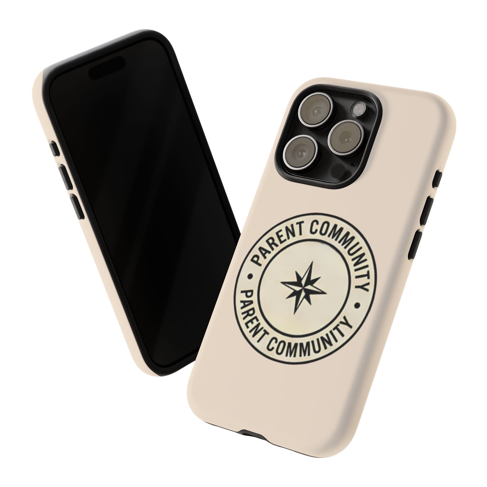 Parent Community Tough Phone Case — Durable Compass Logo Protective Cover