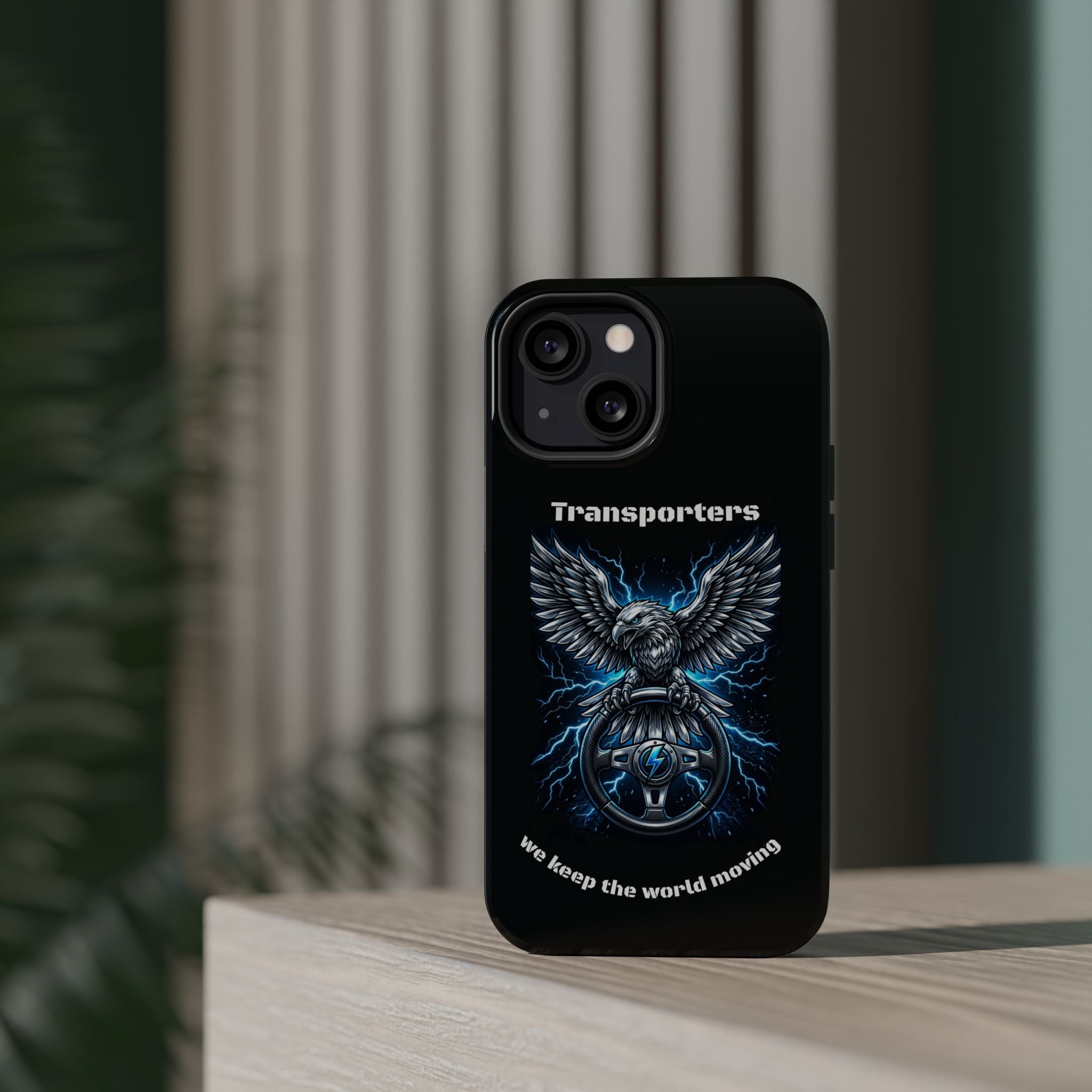 Electric Raven Magnetic Phone Case — Impact‑Resistant Protective Cover