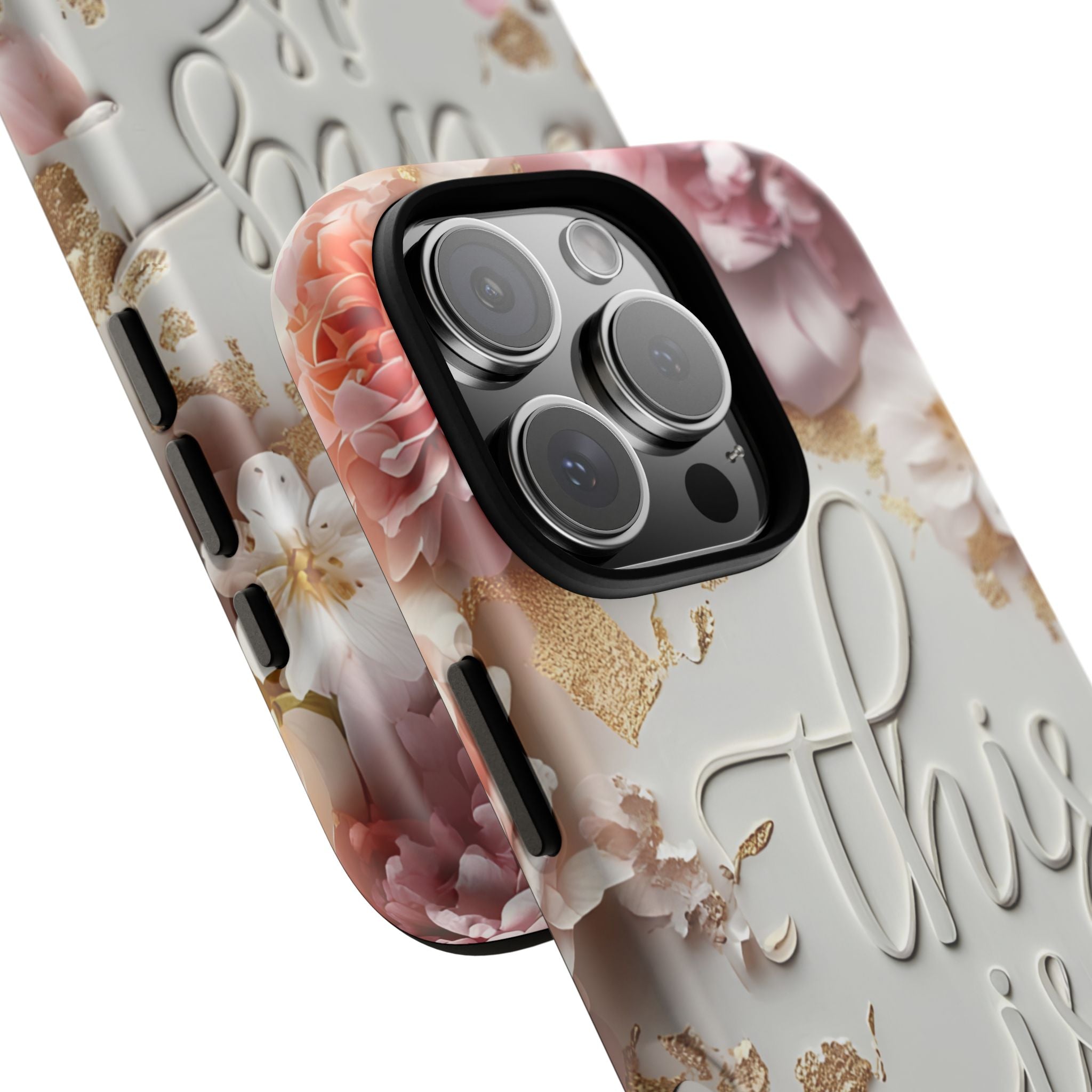 Phone Case — "This Is Me" Floral Tough Case