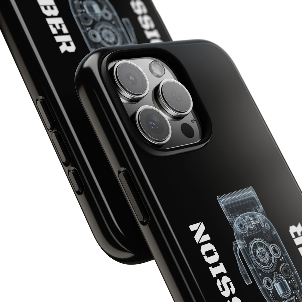 Barber Clip Cord X‑Ray Tough Phone Case – Professional Barber Gift