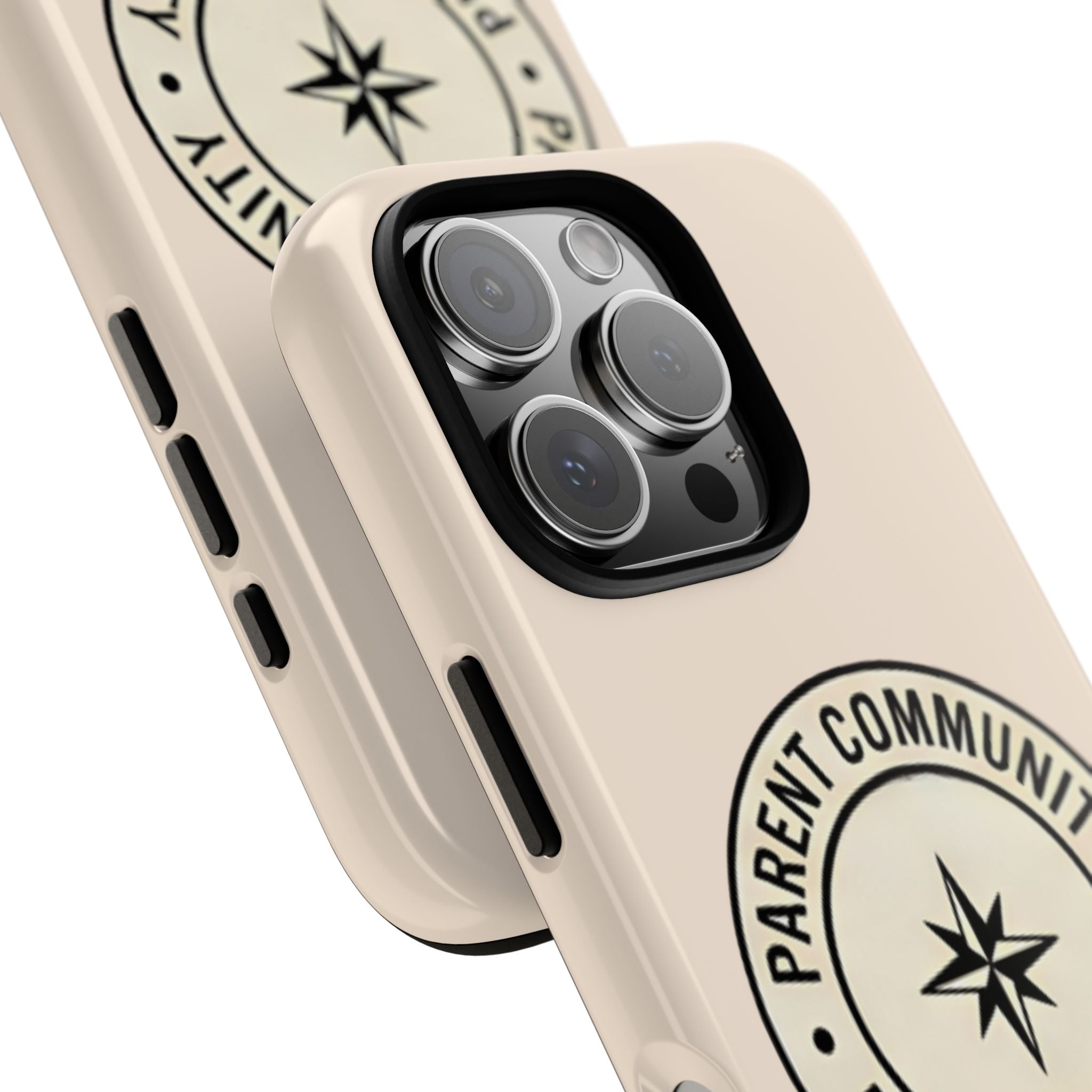 Parent Community Tough Phone Case — Durable Compass Logo Protective Cover