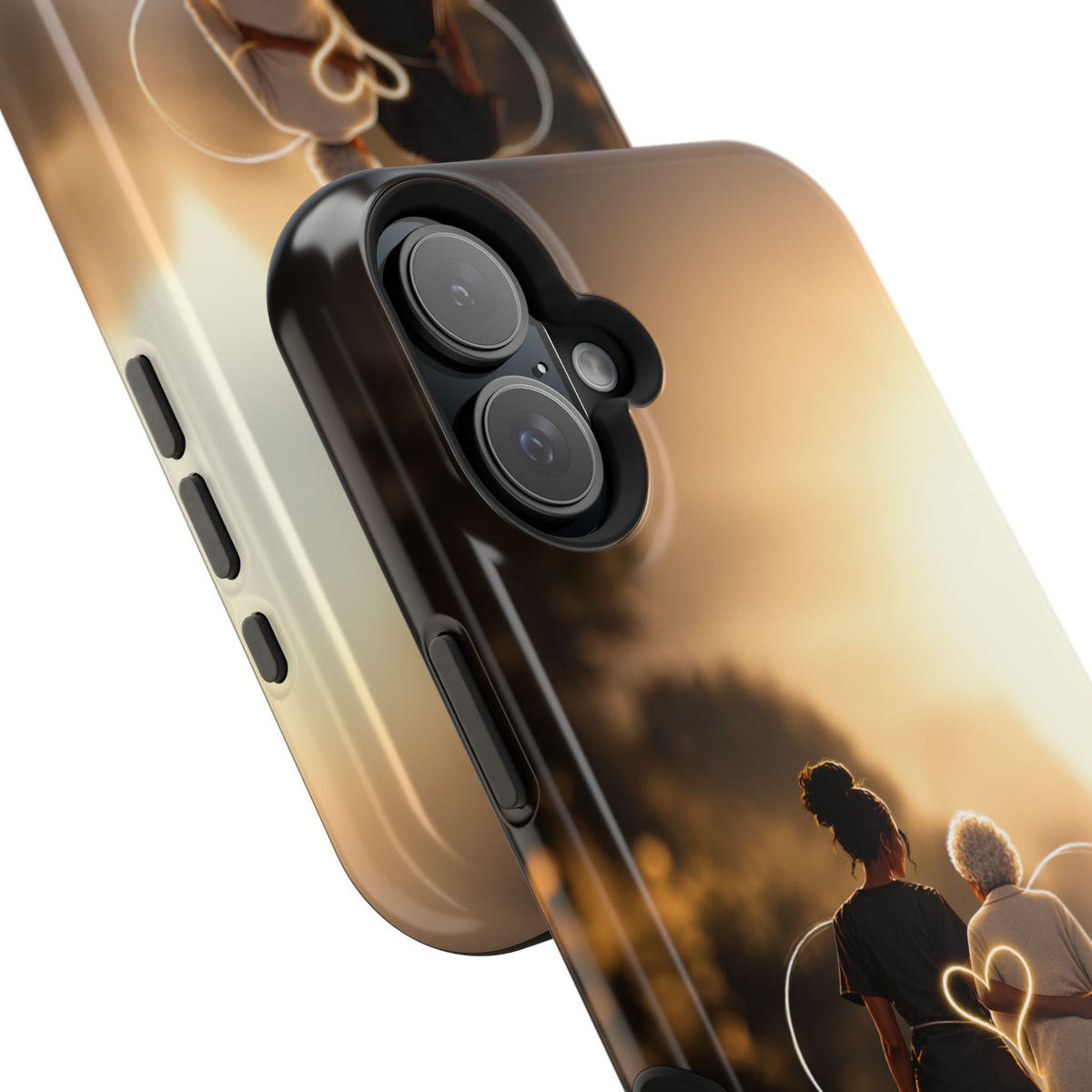 Caregiver Phone Case — Impact-Resistant Protective Case with Heart Design