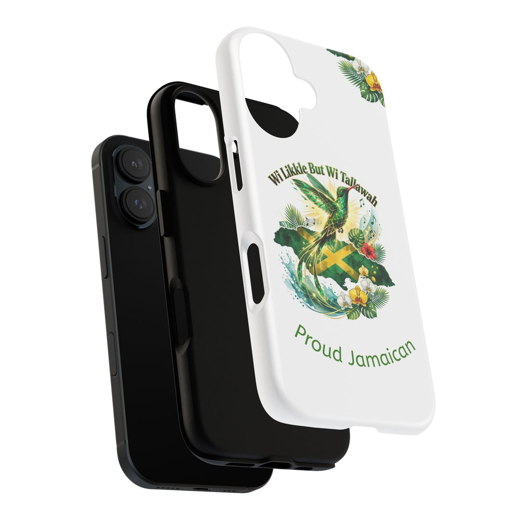 Jamaica Hummingbird Phone Case — “Wi Likkle But Wi Tallawah” Tropical Protective Cover