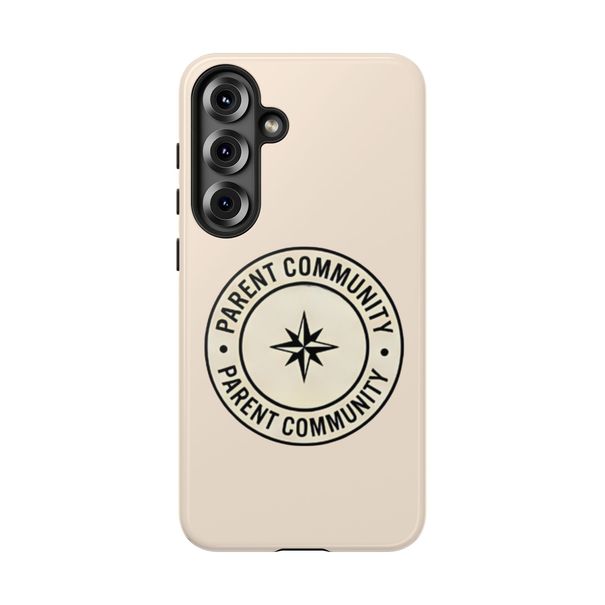 Parent Community Tough Phone Case — Durable Compass Logo Protective Cover