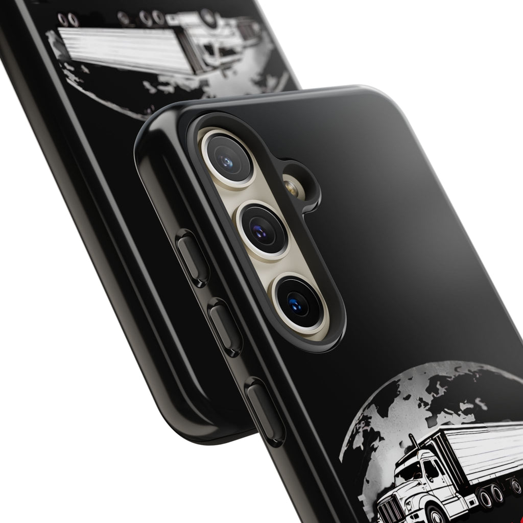 Truck Driver Phone Case - "My Daddy Keeps The World Rolling" Protective Cover