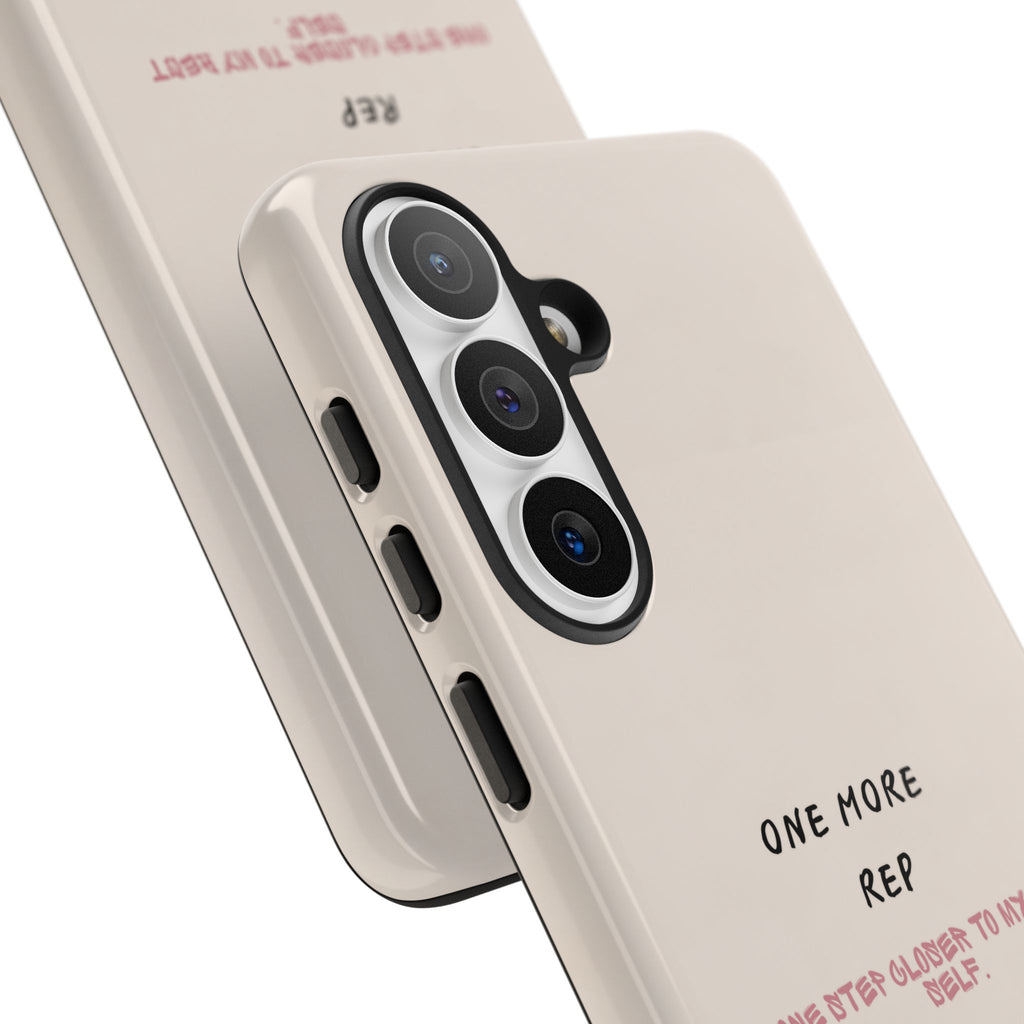 Gym Phone Case — "One More Rep" Workout Duffle & Sneakers Protective Case