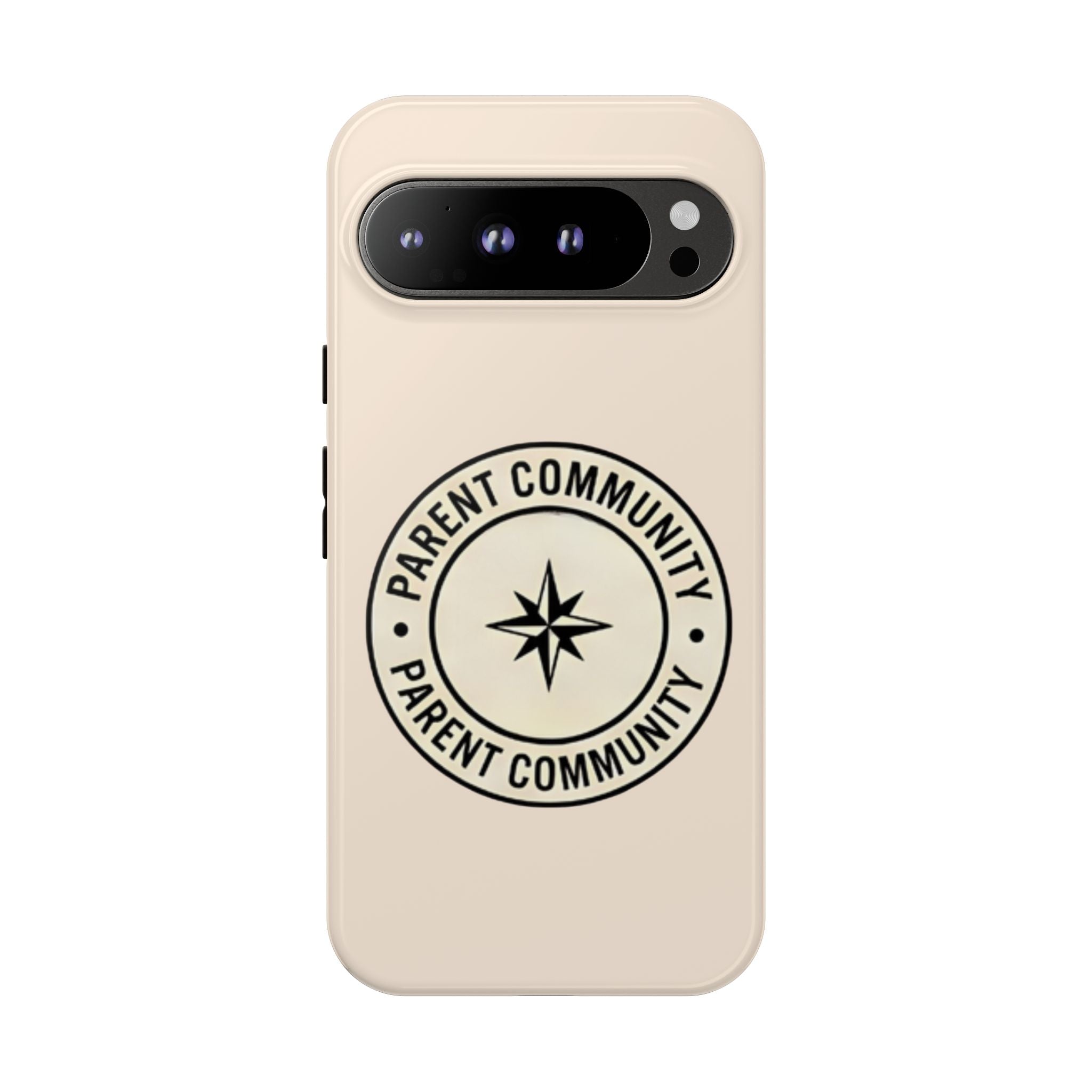 Parent Community Tough Phone Case — Durable Compass Logo Protective Cover