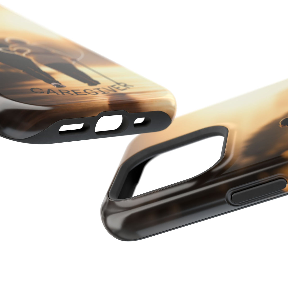 Caregiver Phone Case — Impact-Resistant Protective Case with Heart Design