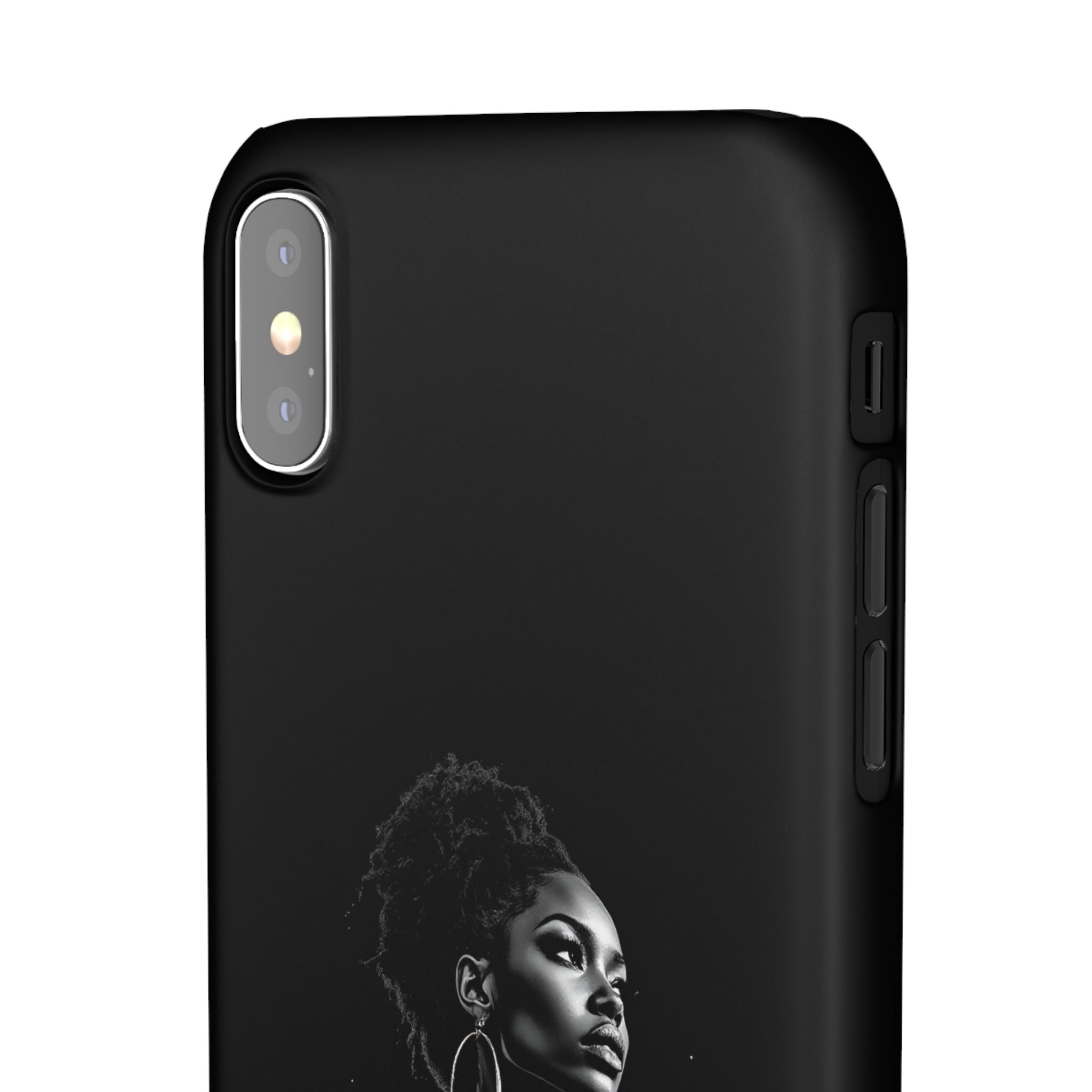 Phone Case — "Long Haul Loyalty" Black Portrait Snap Case