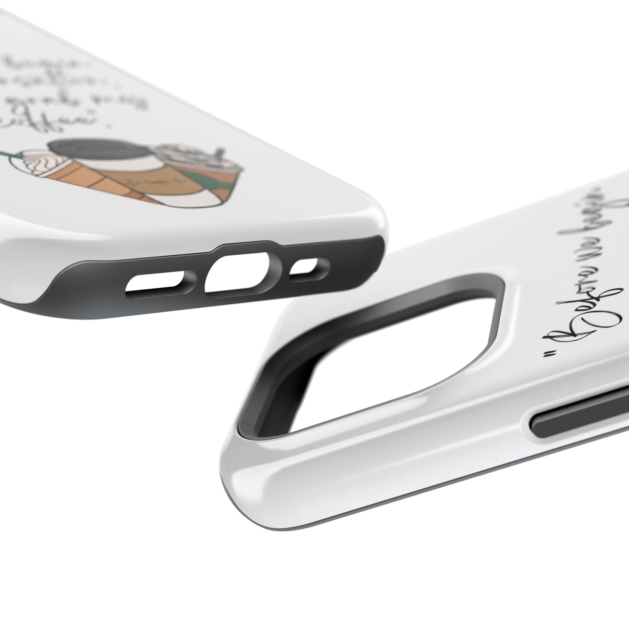 Coffee Quote Magnetic Impact-Resistant Phone Case