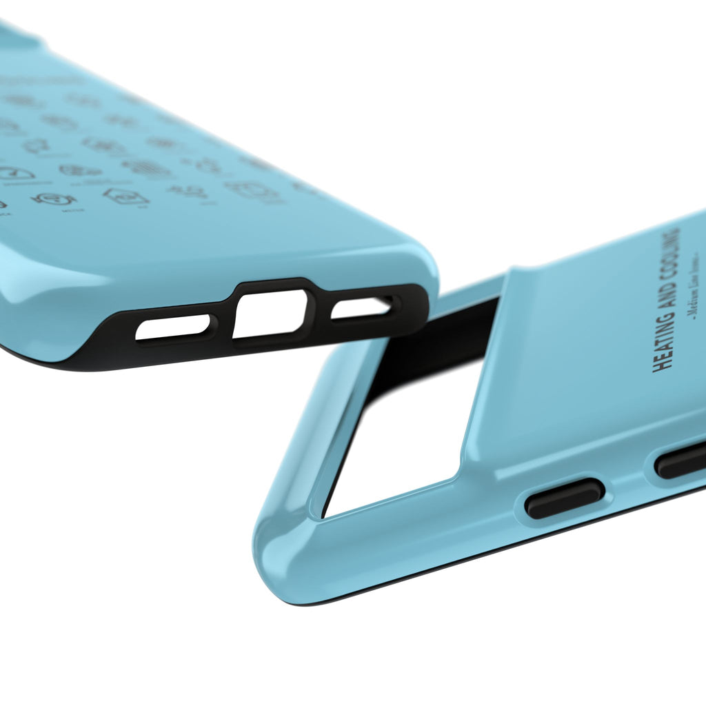 Heating and Cooling Icons Phone Case – HVAC Technician Protective Phone Cover