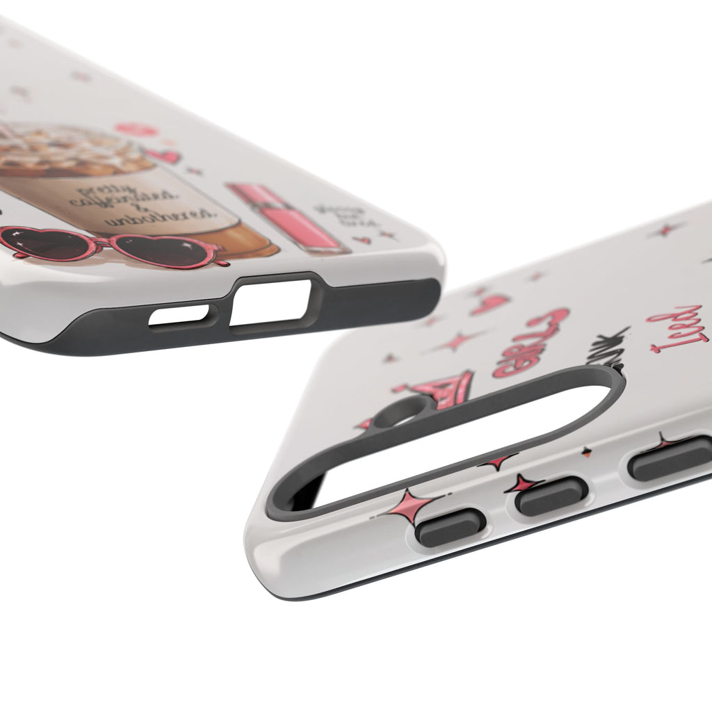 Iced Coffee Phone Case — "Hot Girls Drink Iced Coffee" Cute Girly Protective Case