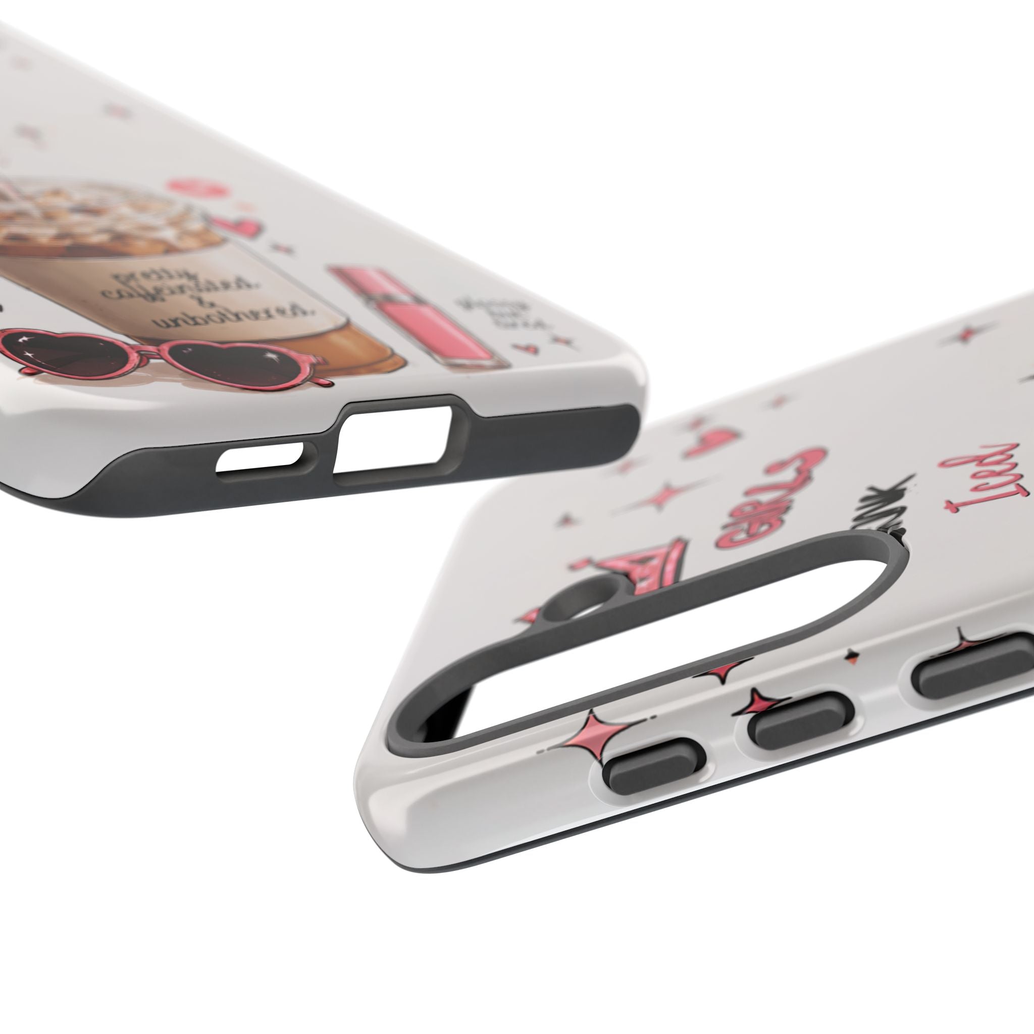Iced Coffee Phone Case — "Hot Girls Drink Iced Coffee" Cute Girly Protective Case