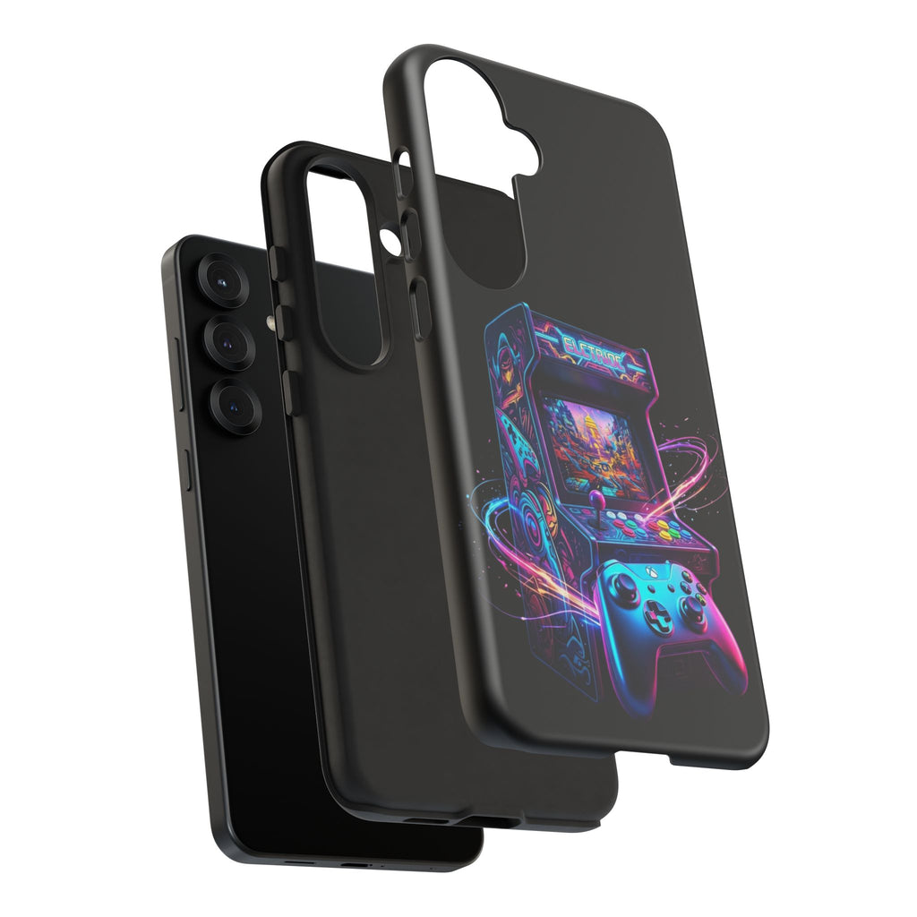 Retro Arcade Phone Case — Neon Gaming Controller Design