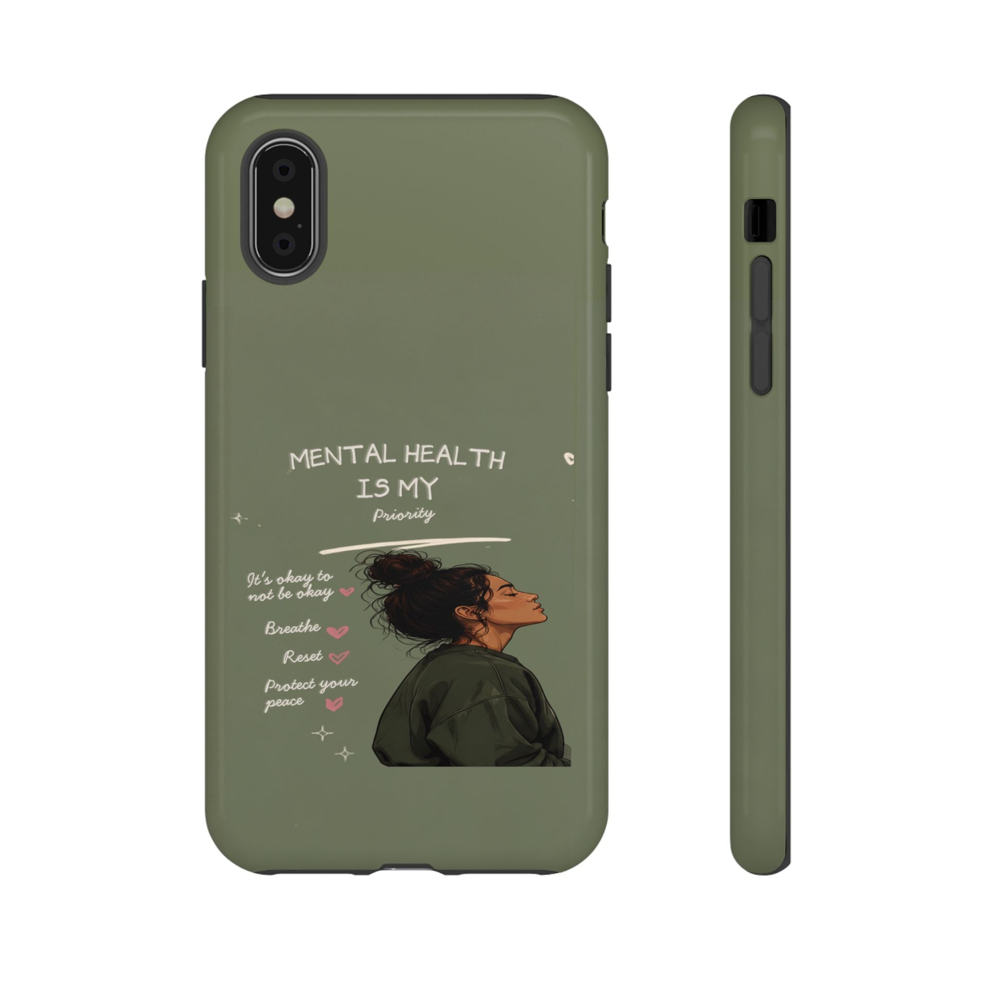Mental Health Is My Priority Phone Case — Inspirational Protective iPhone Cover