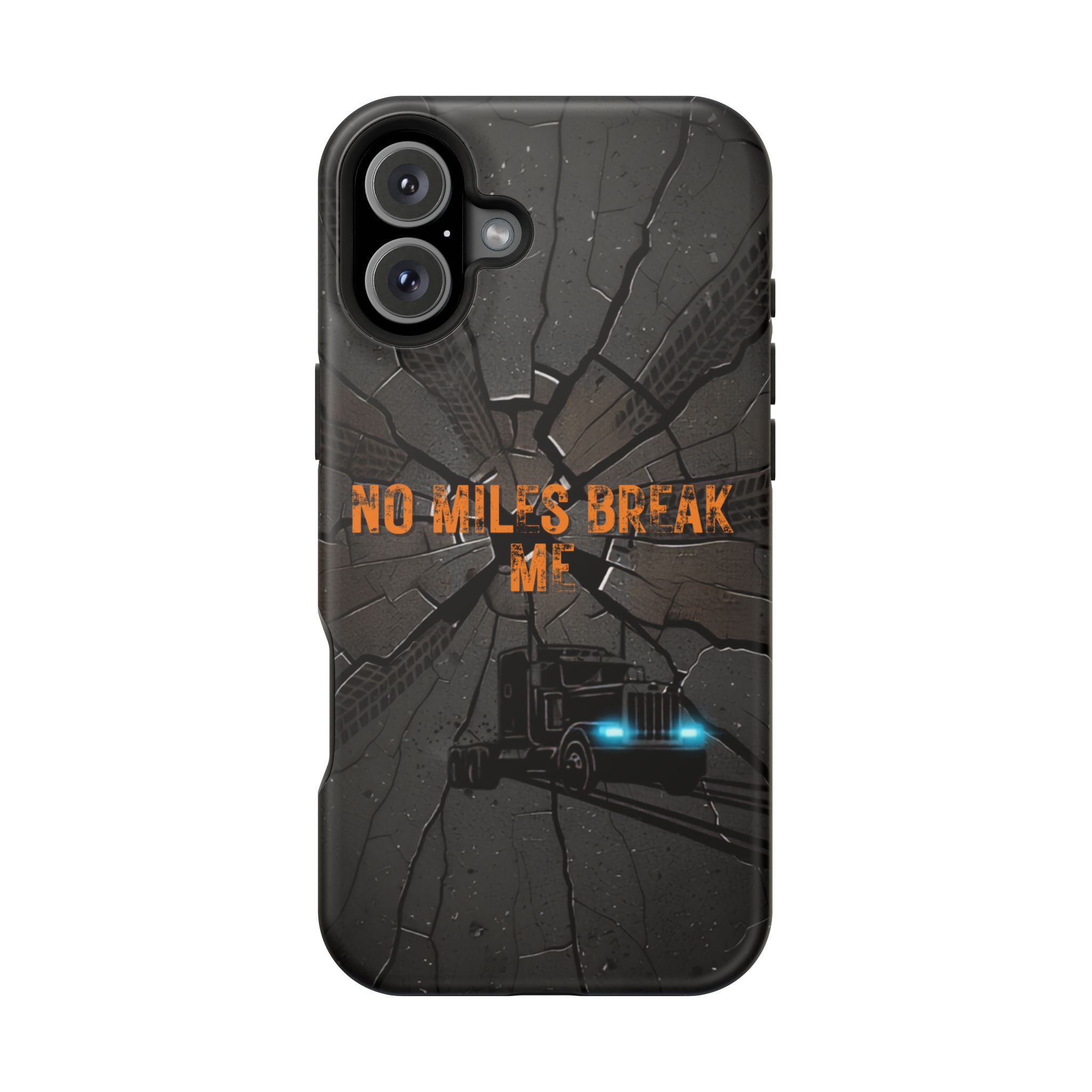 Phone Case — Fiery Semi Truck Magnetic Impact-Resistant Case