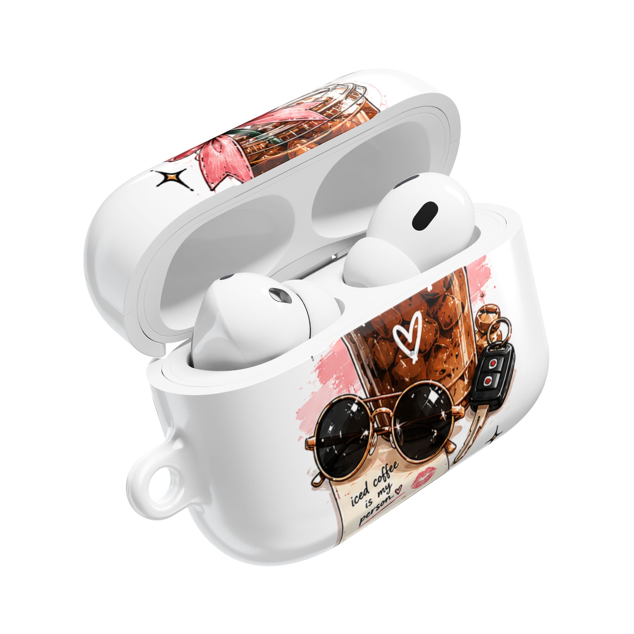 AirPod Case — Iced Coffee Is My Person Cute Graphic Protective Case