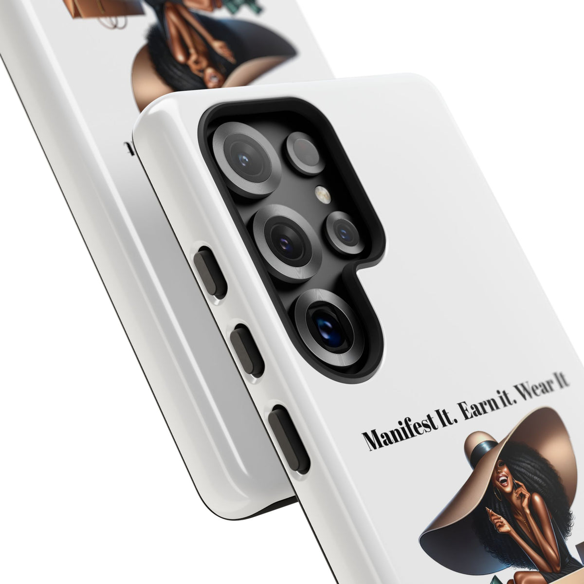 Phone Case - "Manifest It. Earn It. Wear It." Chic Shopper Design