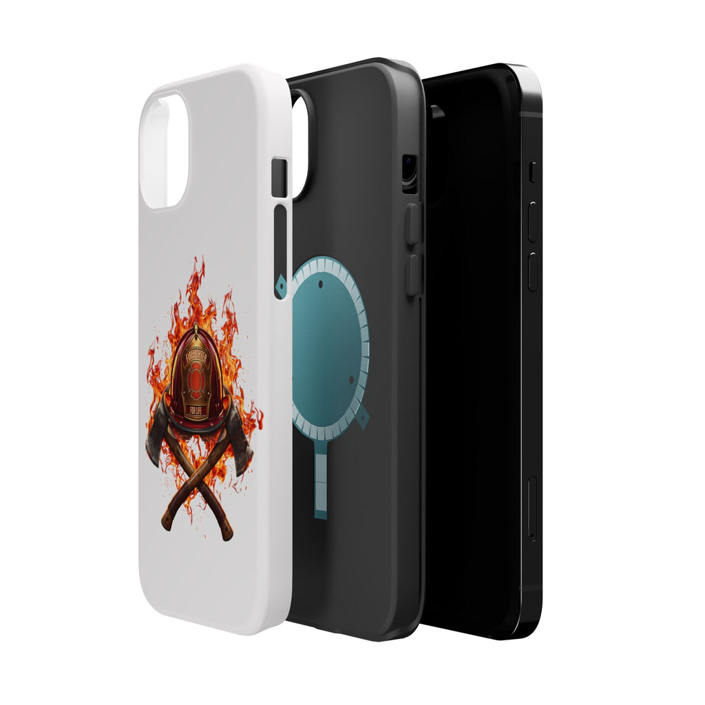 Firefighter Helmet Flames Phone Case — Station 117 Magnetic Impact-Resistant Case
