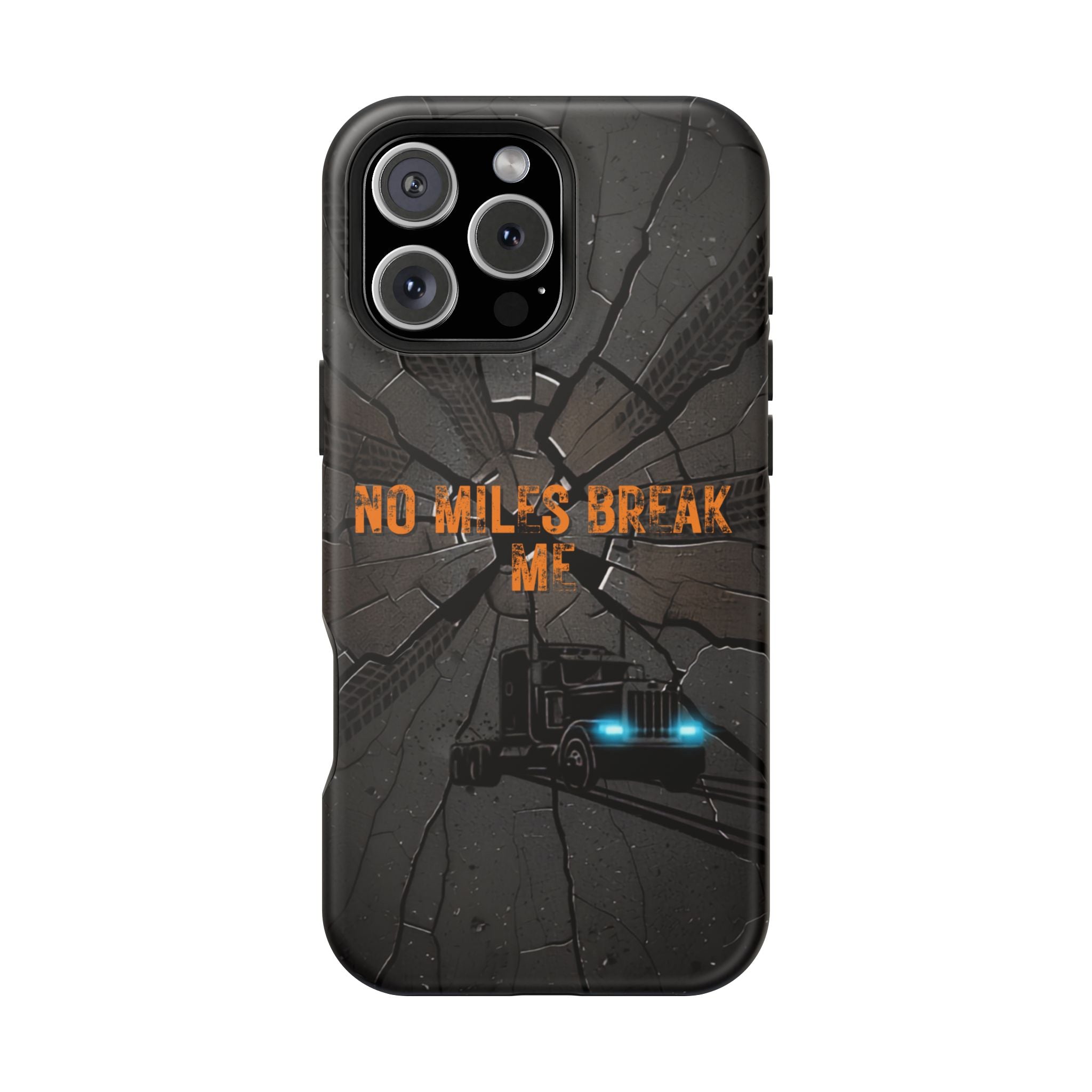 Phone Case — Fiery Semi Truck Magnetic Impact-Resistant Case
