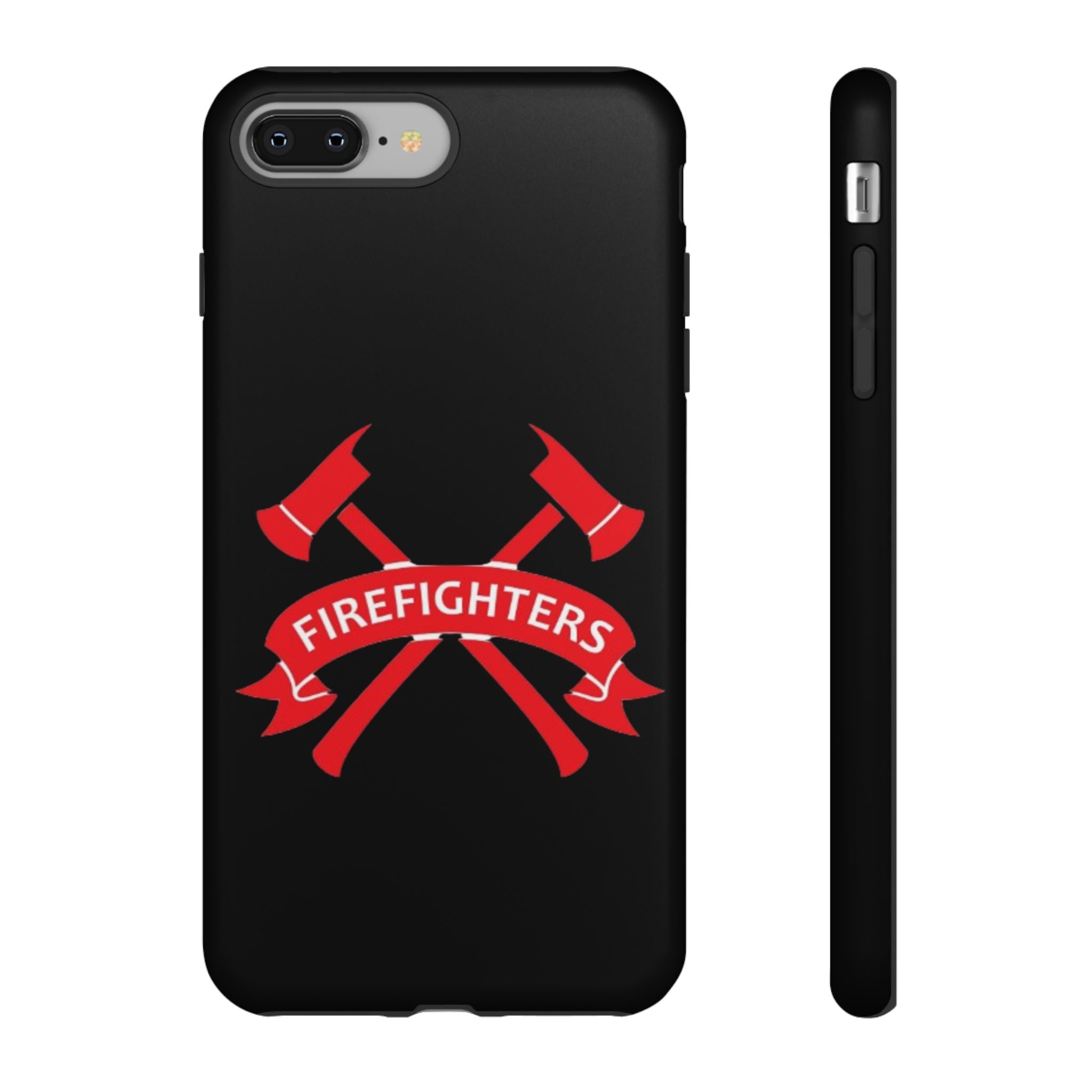 Firefighters Tough Phone Case — Red Crossed Axes Design