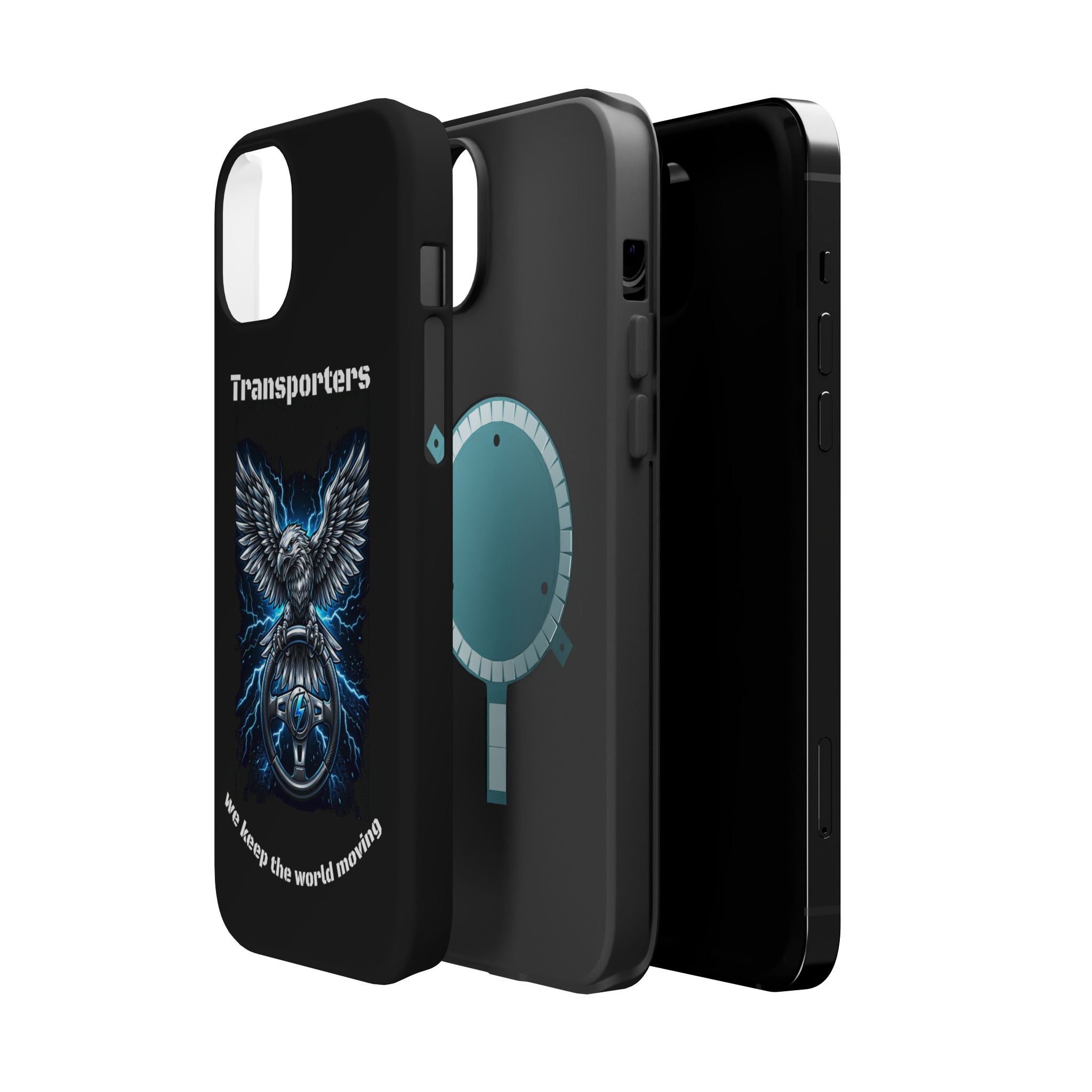 Electric Raven Magnetic Phone Case — Impact‑Resistant Protective Cover