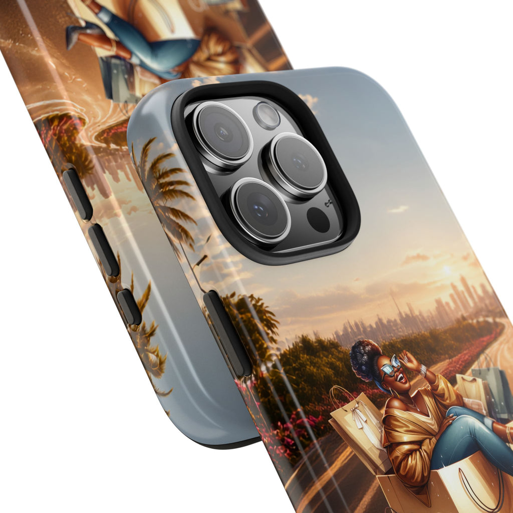 Sunset Roadtrip Tough Phone Case — Relaxed Traveler Design