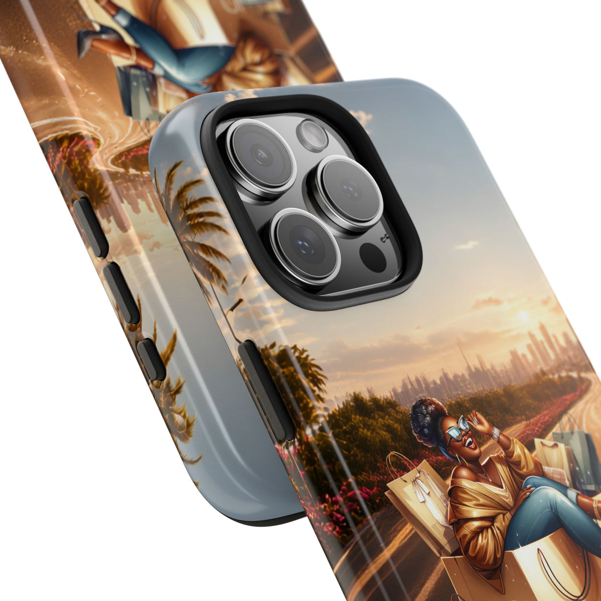 Sunset Roadtrip Tough Phone Case — Relaxed Traveler Design