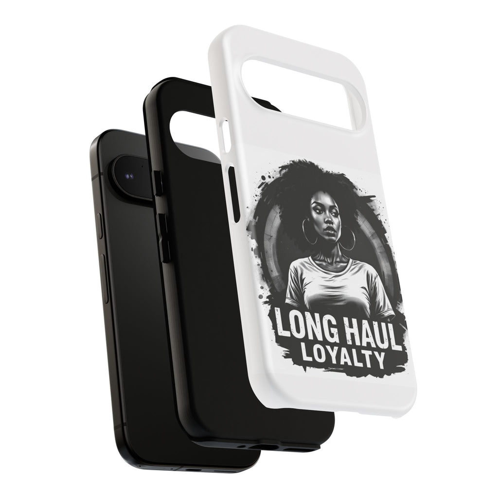 Phone Case — "Long Haul Loyalty" Black & White Portrait Protective Case