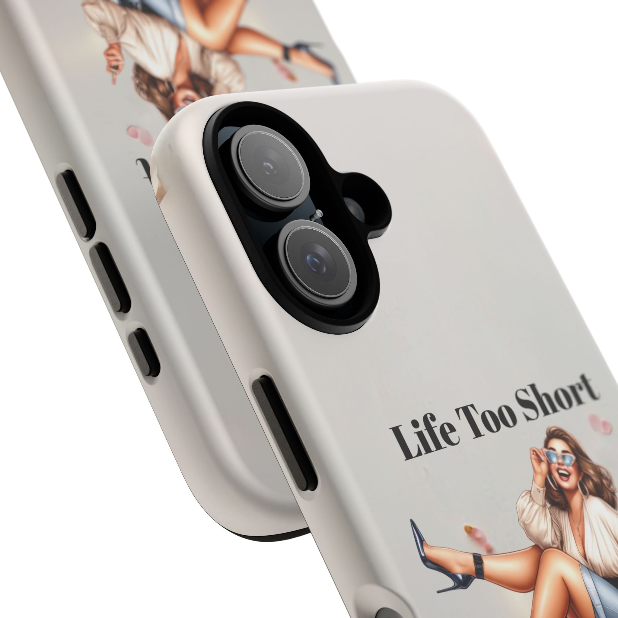 Phone Case — "Life Too Short For Empty Bag" Fashion Shopper Design