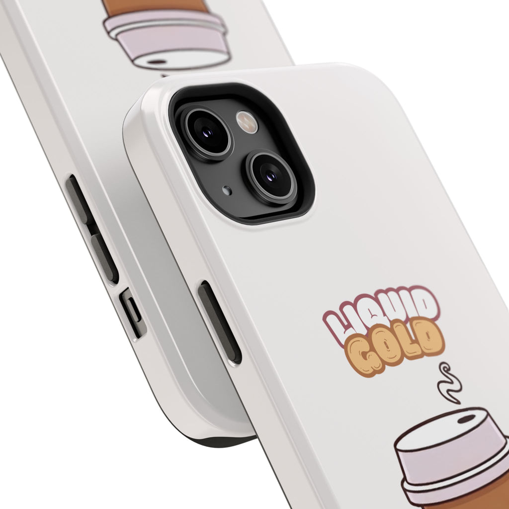 Coffee Cup Phone Case – “Liquid Gold” Cute Kawaii Espresso Impact-Resistant Case
