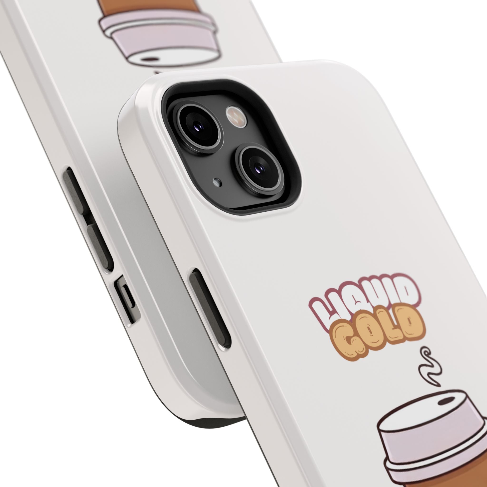 Coffee Cup Phone Case – “Liquid Gold” Cute Kawaii Espresso Impact-Resistant Case