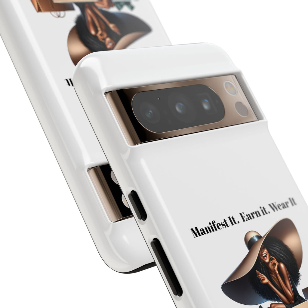 Phone Case - "Manifest It. Earn It. Wear It." Chic Shopper Design