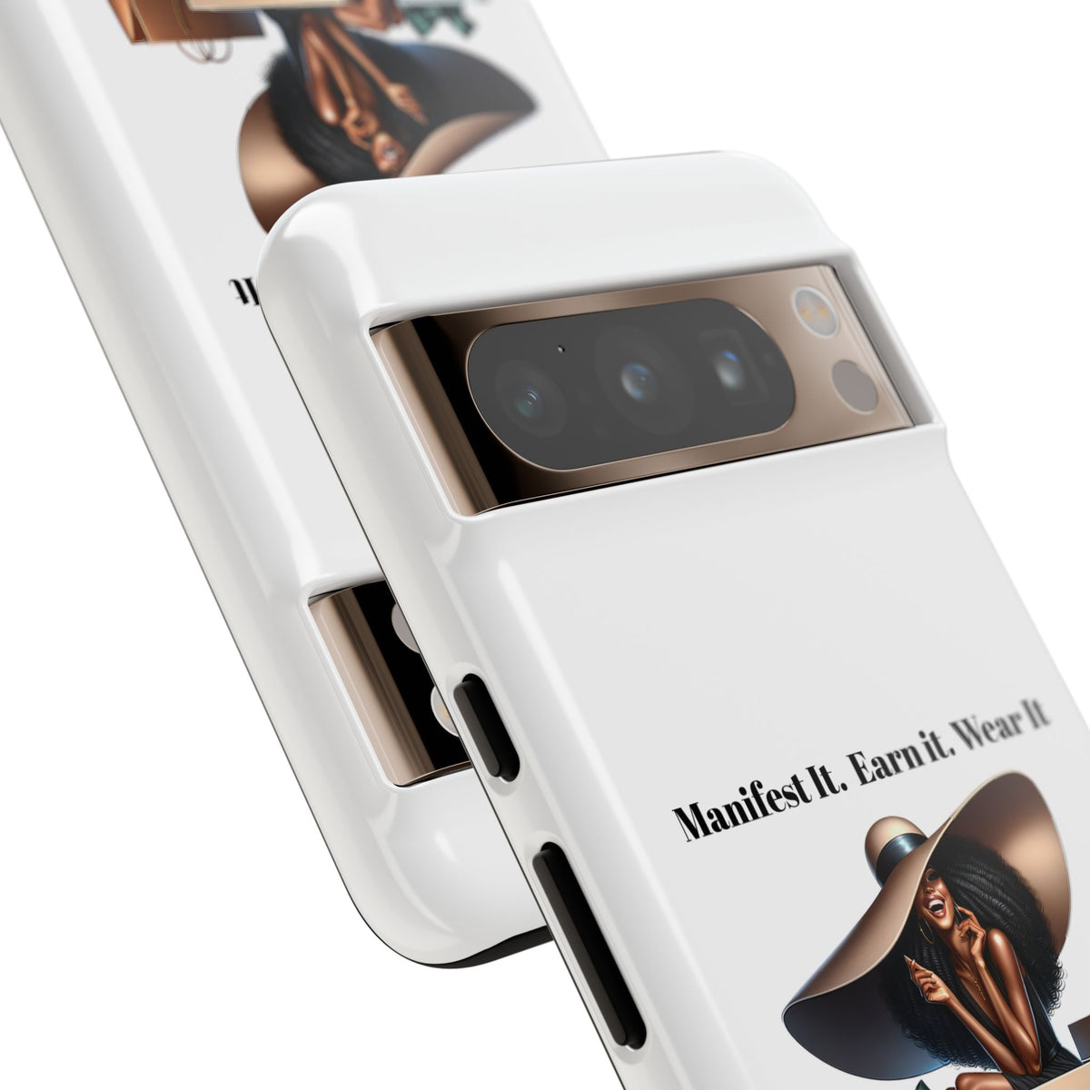 Phone Case - "Manifest It. Earn It. Wear It." Chic Shopper Design