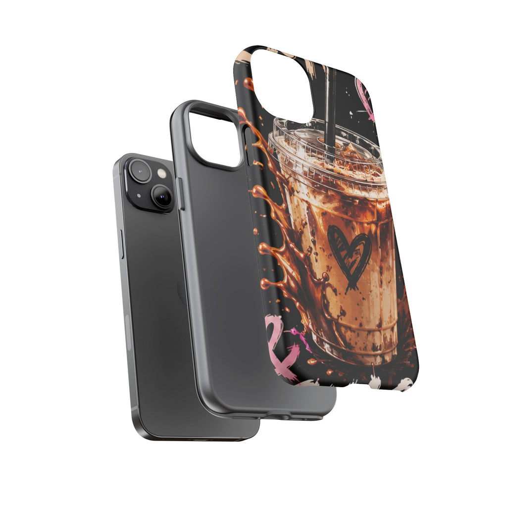 Iced Coffee Phone Case – 'Iced Coffee latte: Stylish Protective Case